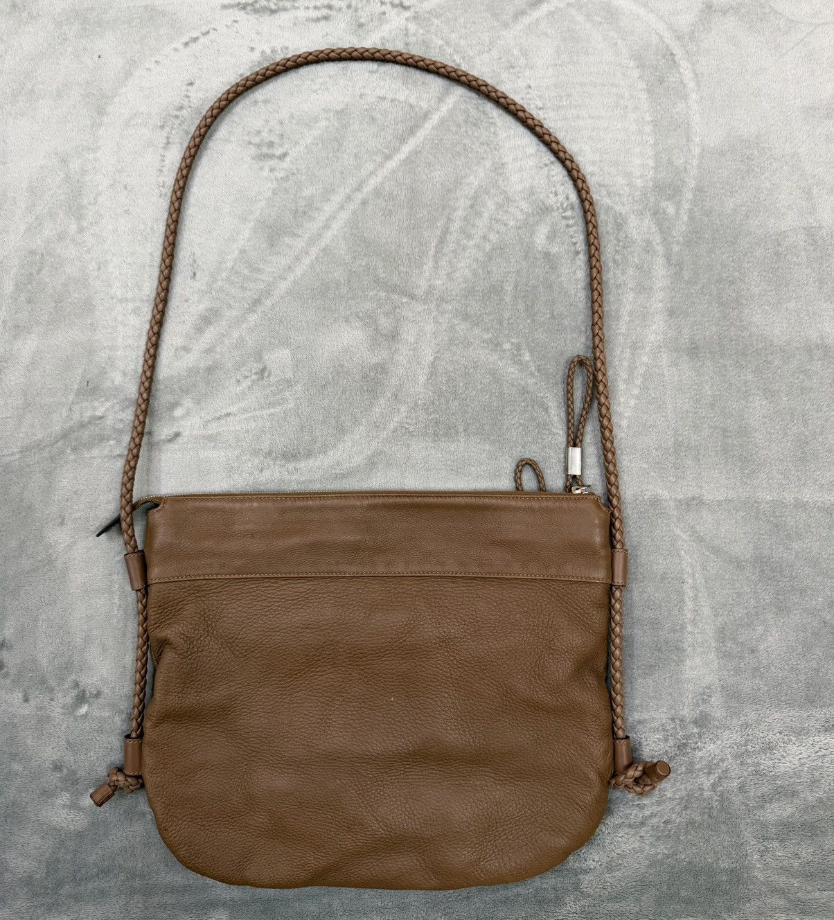Gucci Gucci Brown Leather Braided Strap Bag Size ONE SIZE - 2 Thumbnail