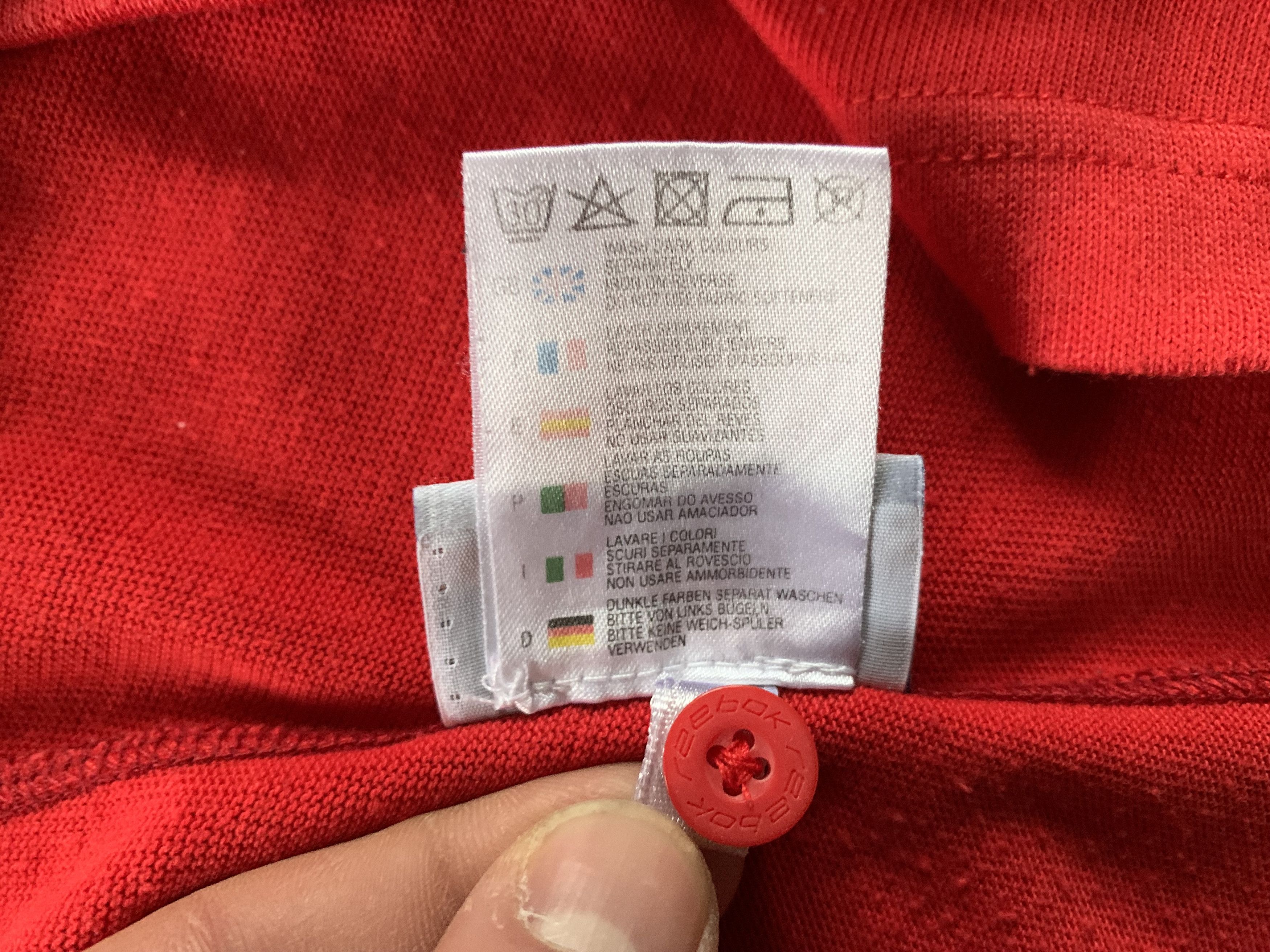 Other Reebok Rockport Wales Rugby WRU Cymru Jersey Long Sleeve Size US M / EU 48-50 / 2 - 11 Thumbnail