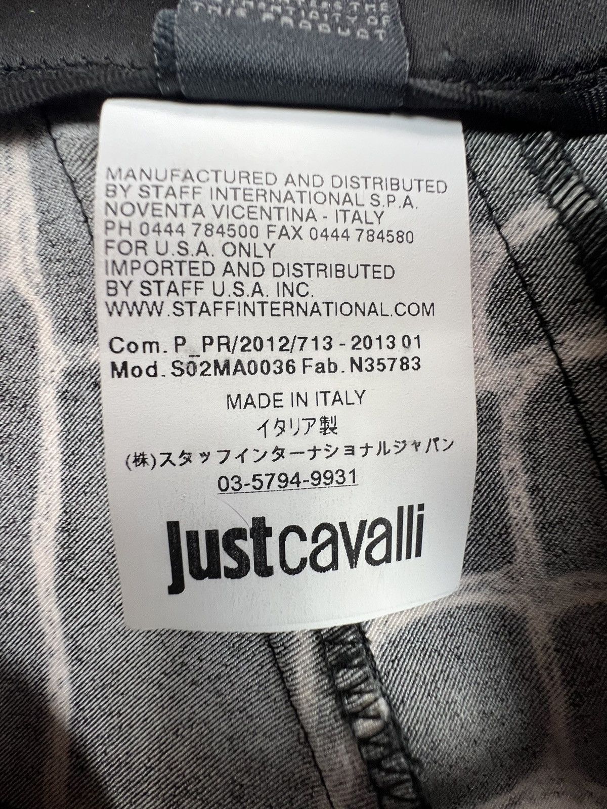Roberto Cavalli Vintage Just Italy Roberto Cavalli Snake Pattern Y2K Size 26" / US 2 / IT 38 - 10 Thumbnail