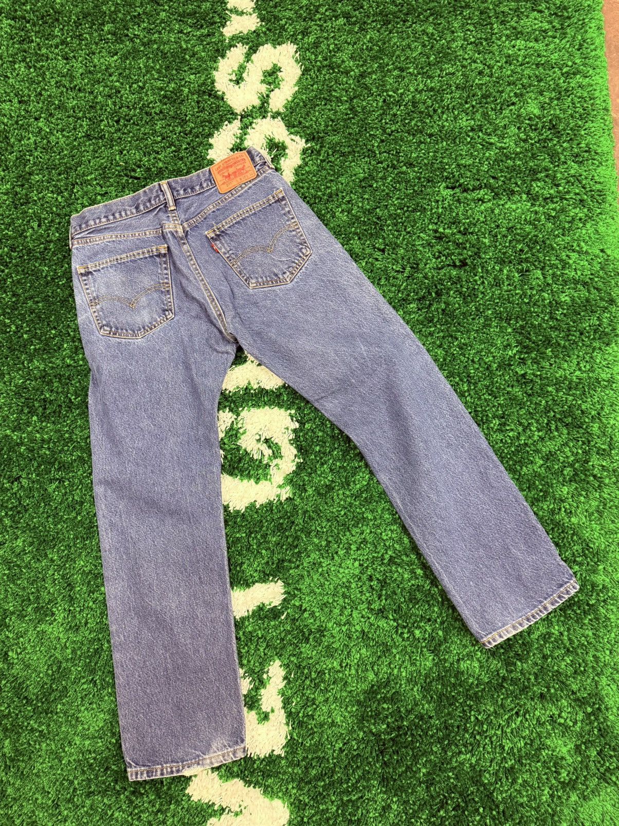 Levi's × Vintage Vintage Levis 505 Blue Denim Jeans Sz. 32 x 30 90s Size US 32 / EU 48 - 2 Thumbnail