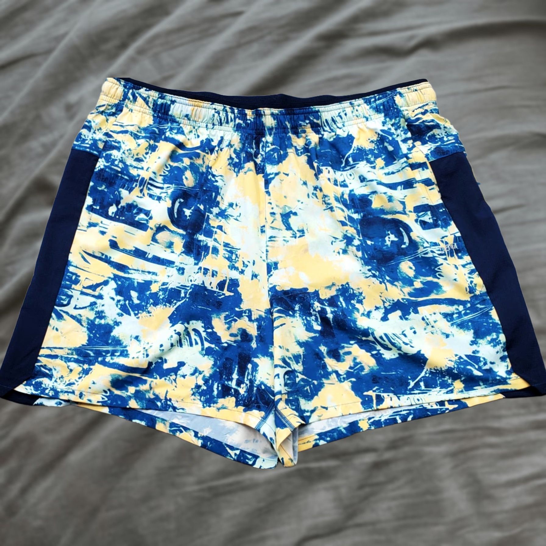 Vintage DSC Stride Shorts Mens XL Multi Tie Dye Athletic Fit Stretch Brief Lined Pull On Size US 36 / EU 52 - 1 Thumbnail