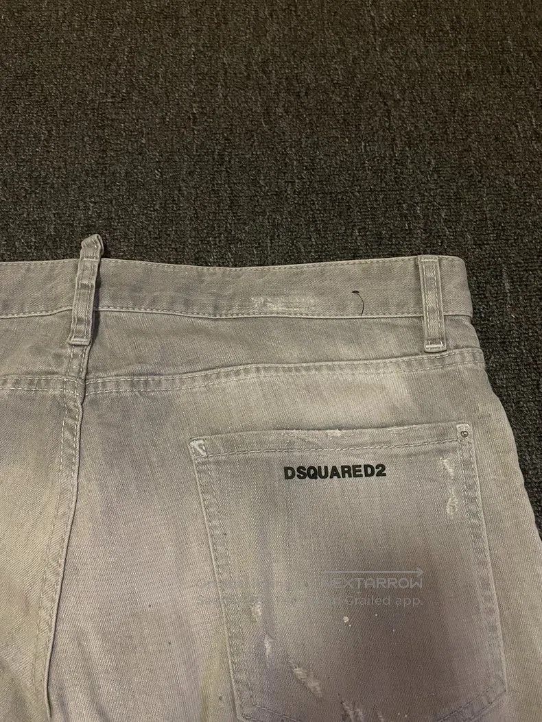 Dsquared2 Dsquared2 Gray Distressed Slim Jeans. Size US 34 / EU 50 - 5 Thumbnail