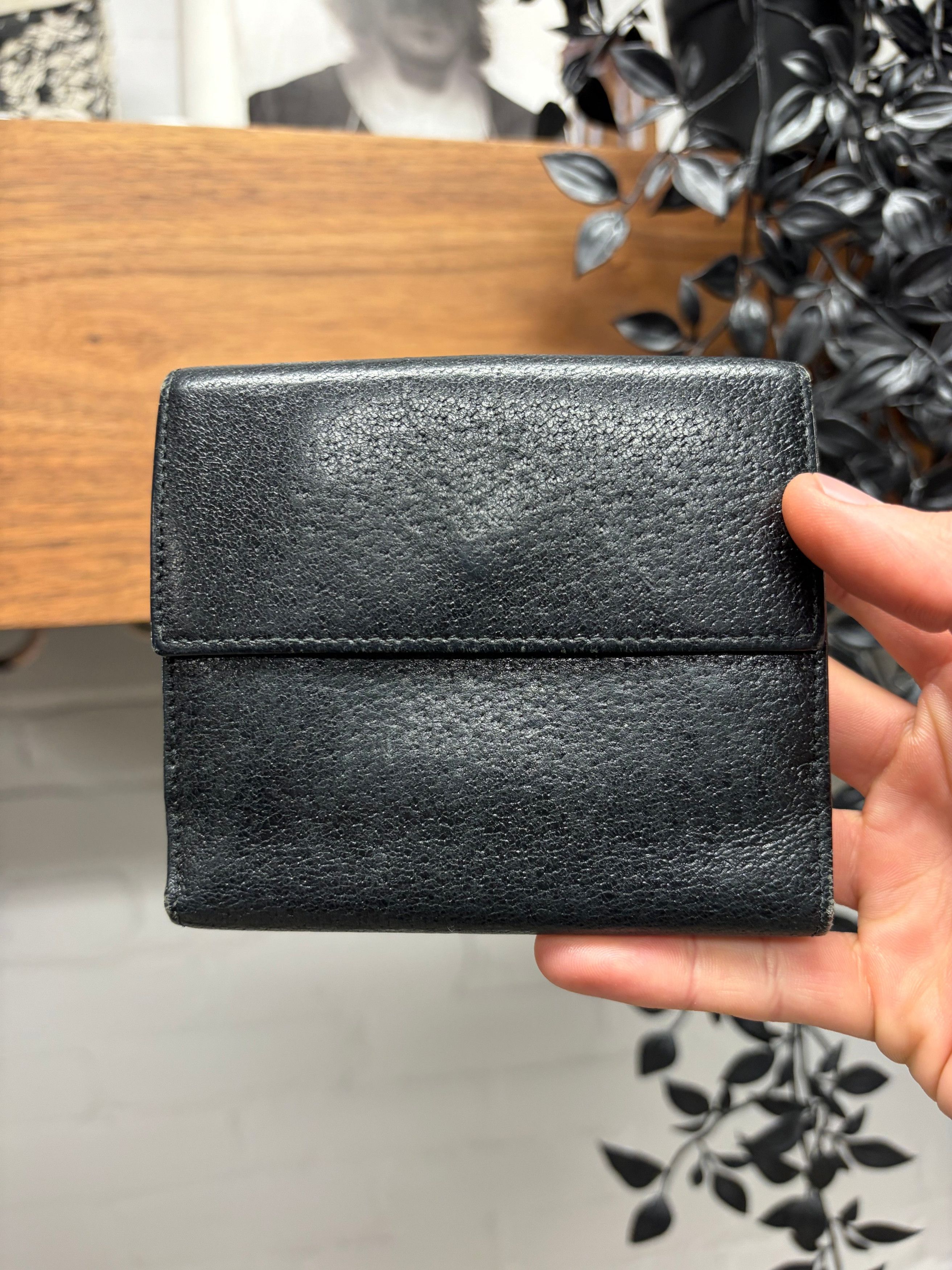 Gucci Gucci by Tom Ford ‘G-Clasp’ Pebbled Black Leather Bifold Wallet Size ONE SIZE - 5 Thumbnail