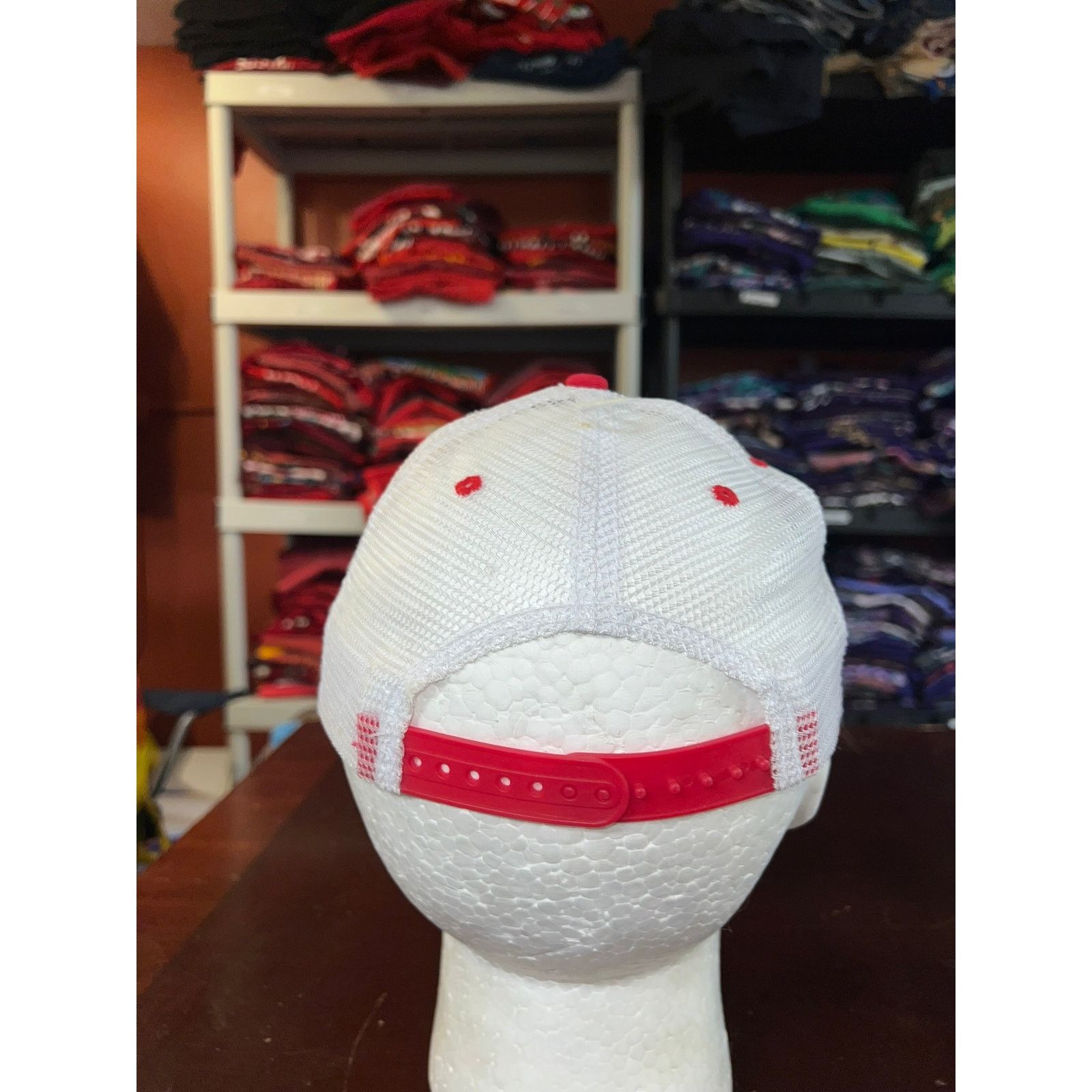 Vintage Vintage Demons Hat DHS Red White Cap Headwear NWT Size ONE SIZE - 4 Thumbnail