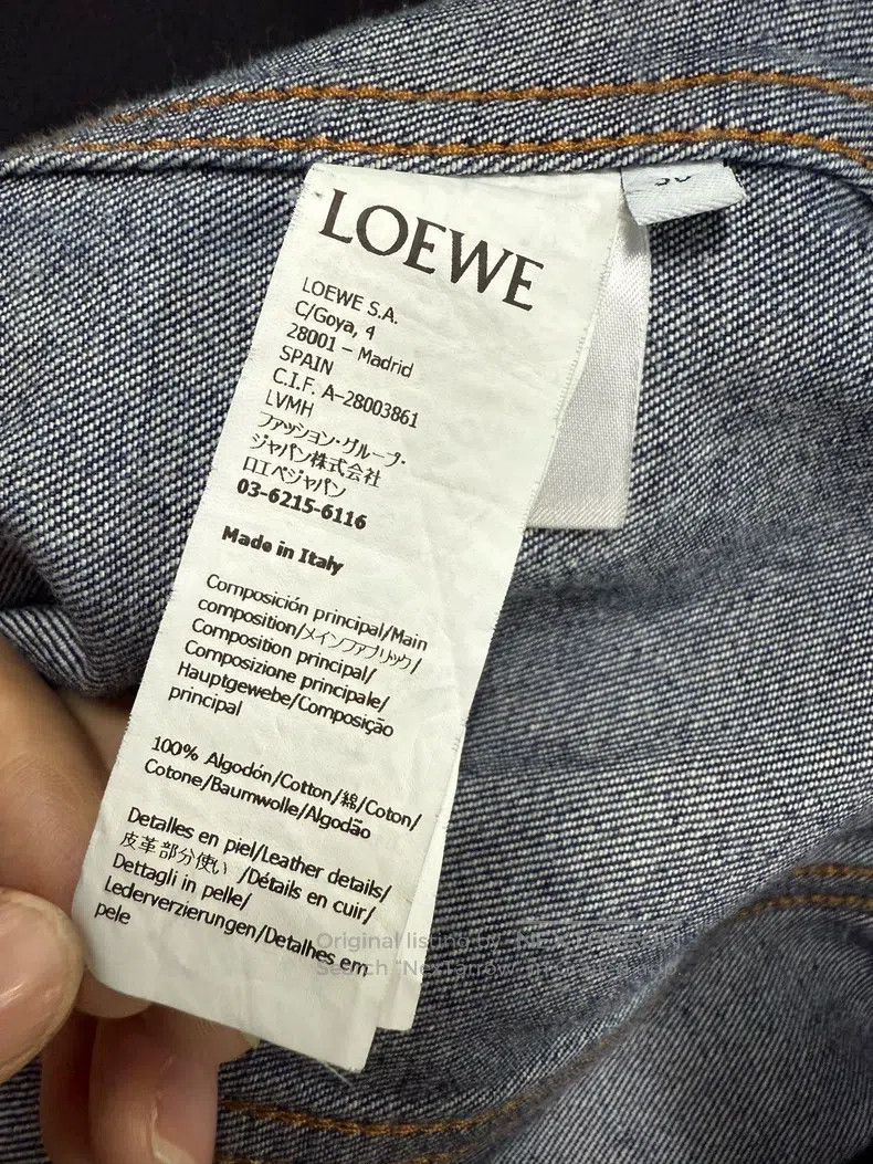 Loewe Loewe Solid-colored single-breasted collar-turned loose lo Size US M / EU 48-50 / 2 - 8 Thumbnail