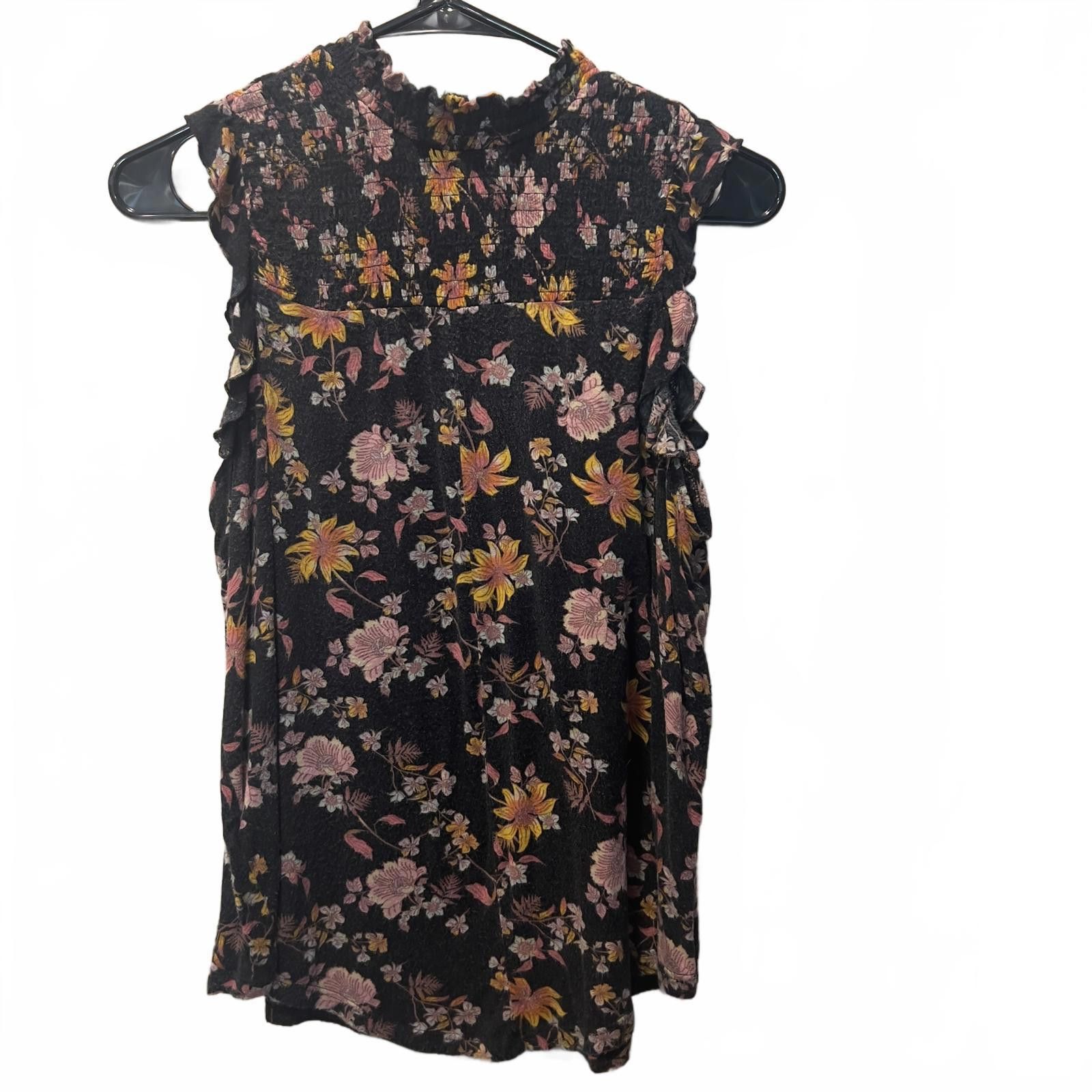 Other Self Esteem Floral Sleeveless Blouse Size M / US 6-8 / IT 42-44 - 2 Thumbnail