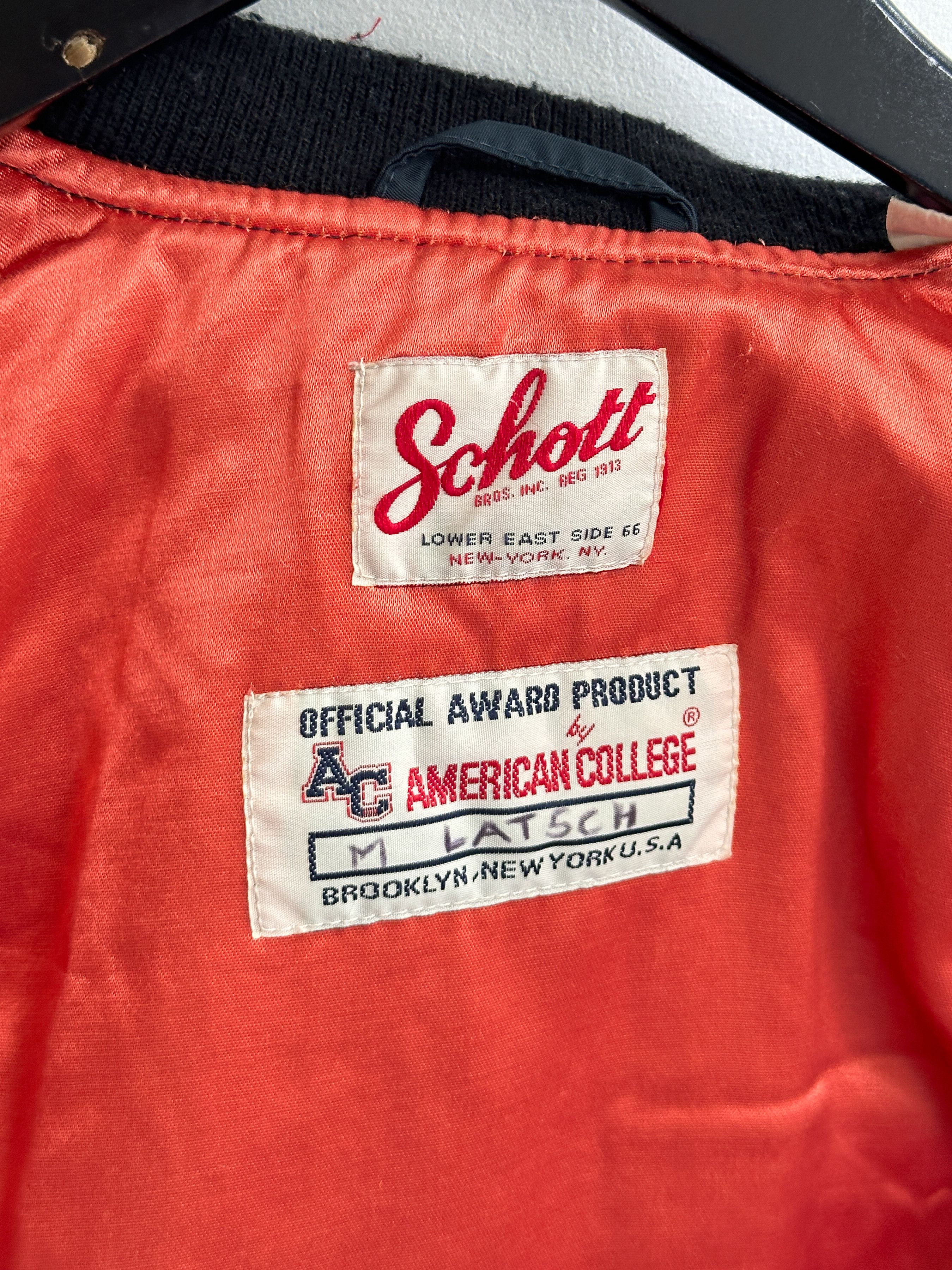 Schott × Vintage Vintage Schott Bomber Jacket Size XS / US 0-2 / IT 36-38 - 6 Thumbnail