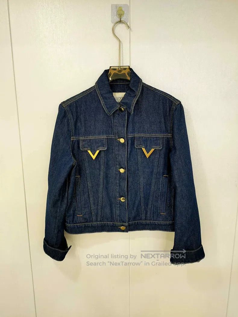 Valentino Valentino Blue denim jacket Size S / US 4 / IT 40 - 1 Thumbnail