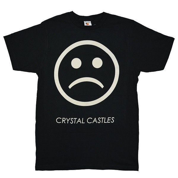 Band Tees × Vintage Vintage 2000s Crystal Castles Sad Face Alice Glass ...