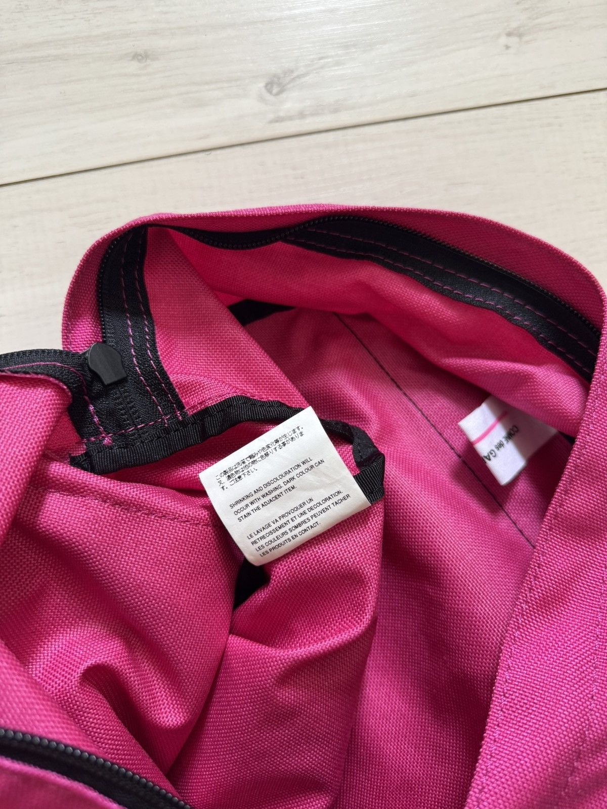 Comme des Garcons Comme des Garcons Girl CDG Pink mini backpack w ribbon Size ONE SIZE - 6 Thumbnail