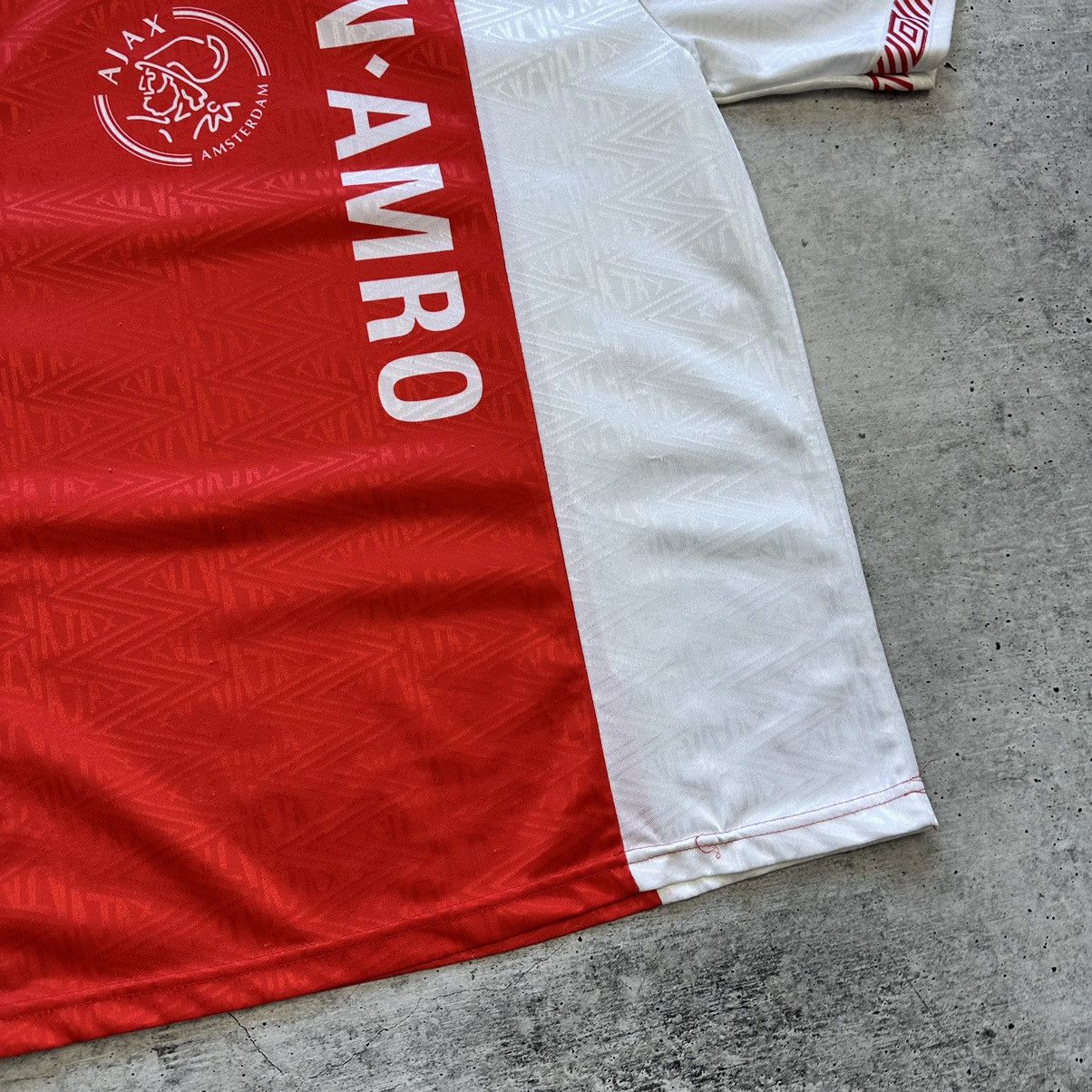 Umbro Vintage Umbro Ajax 1991-1993 Soccer Jersey Size US XL / EU 56 / 4 - 4 Thumbnail
