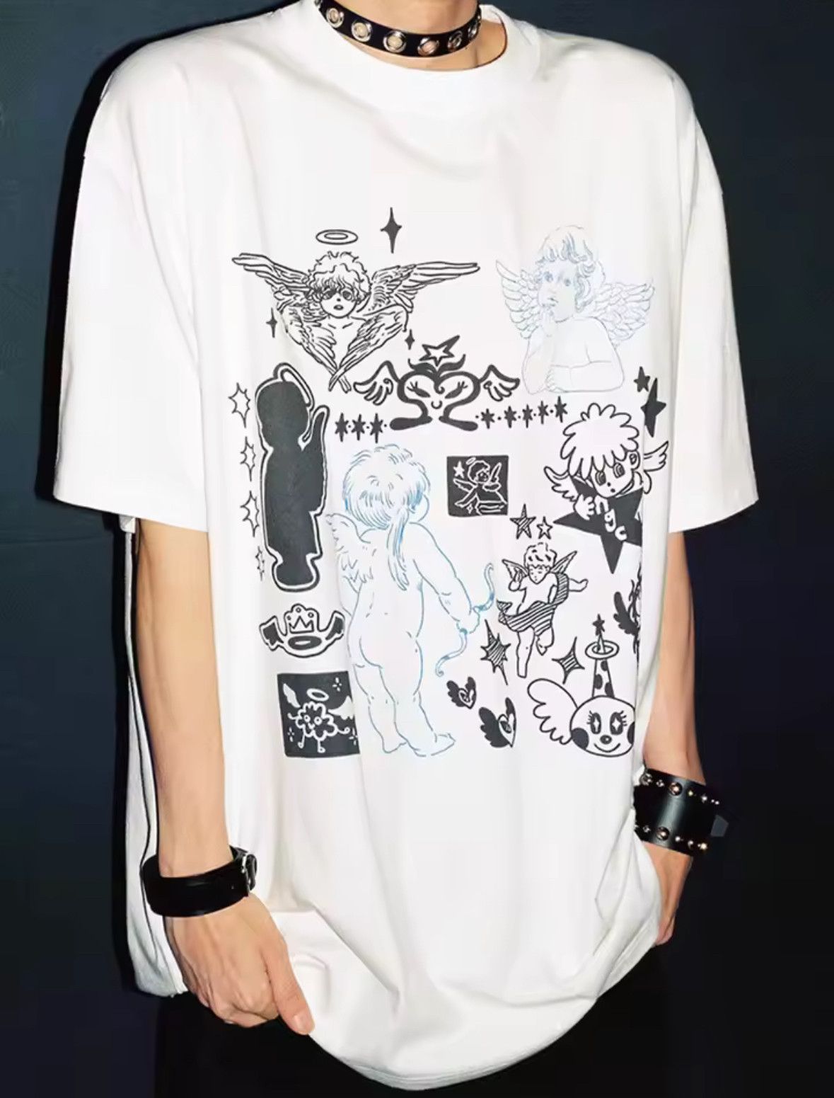 Other Streetwear Y2K Korean Angel Graphic Good Print T-Shirt Size US S / EU 44-46 / 1 - 2 Thumbnail