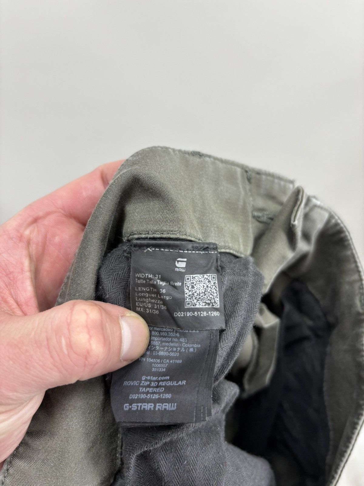 G-Star Mens cargo pants G Star Raw Size 31 Color Khaki/Brown Size US 31 - 9 Thumbnail