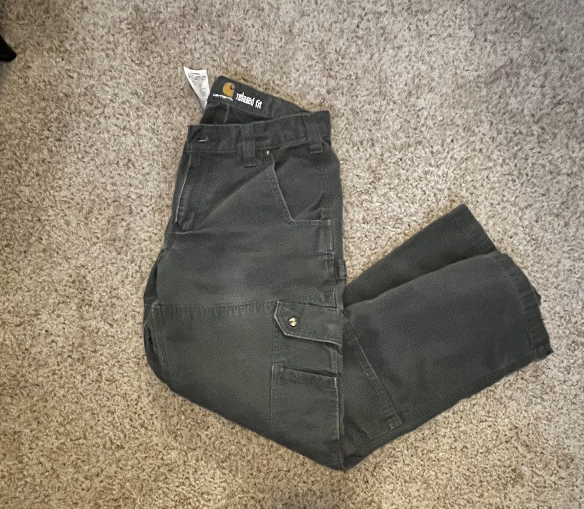 Carhartt Vintage Carhartt Forrest Green Dungarees Size US 30 / EU 46 - 4 Thumbnail