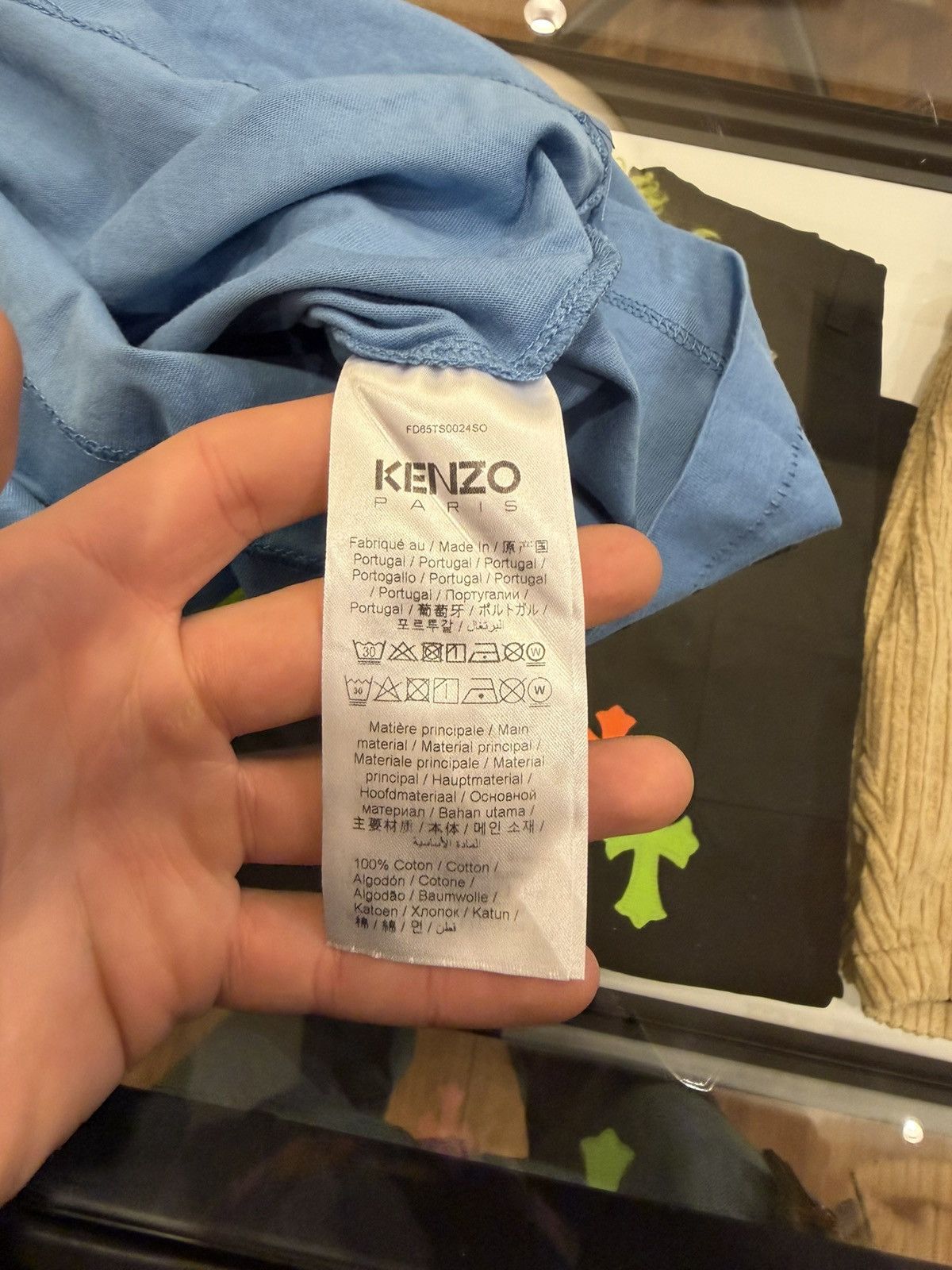 Kenzo Kenzo Paris Elephant Classic Tee - Blue Size US XS / EU 42 / 0 - 5 Thumbnail