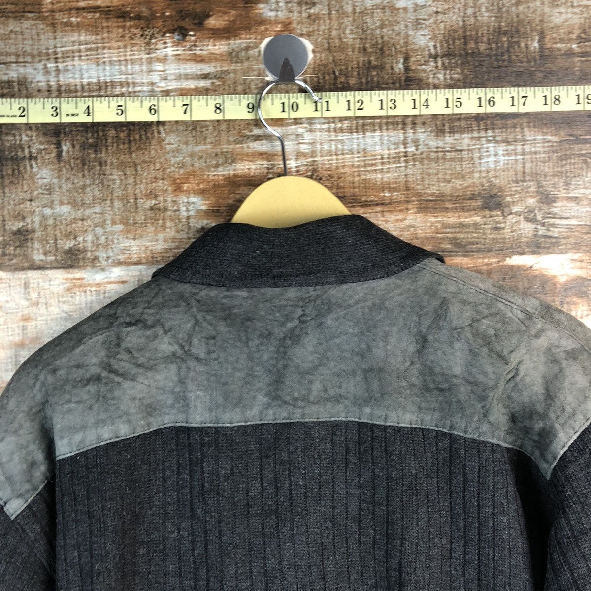 Valentino Valentino Grey vintage Bombers leather Jacket #A2323 Size US M / EU 48-50 / 2 - 16 Thumbnail