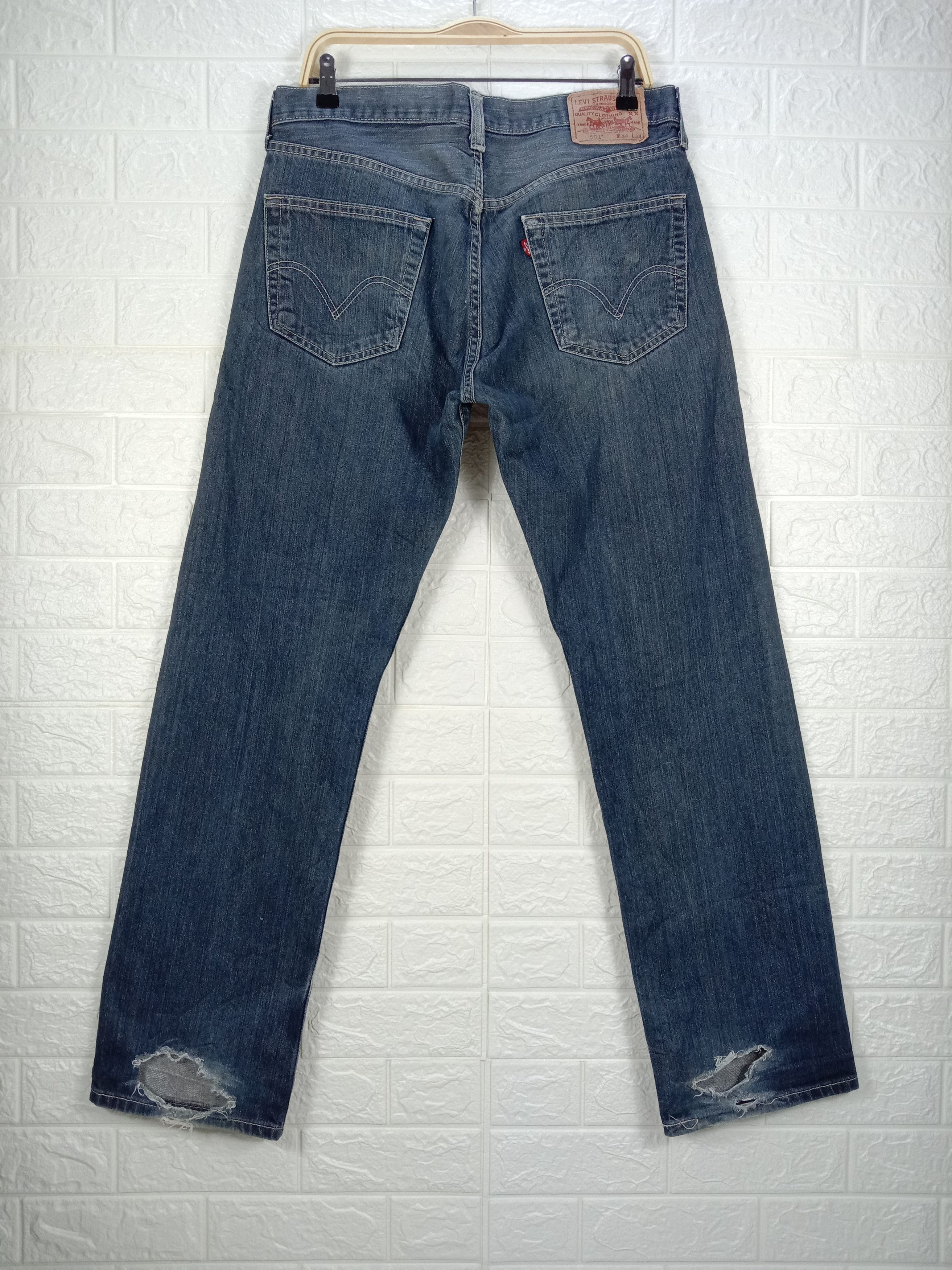 Levi's Vintage Levi's 501 Jeans Earth Tone Button Fly Denim Size US 34 / EU 50 - 5 Thumbnail