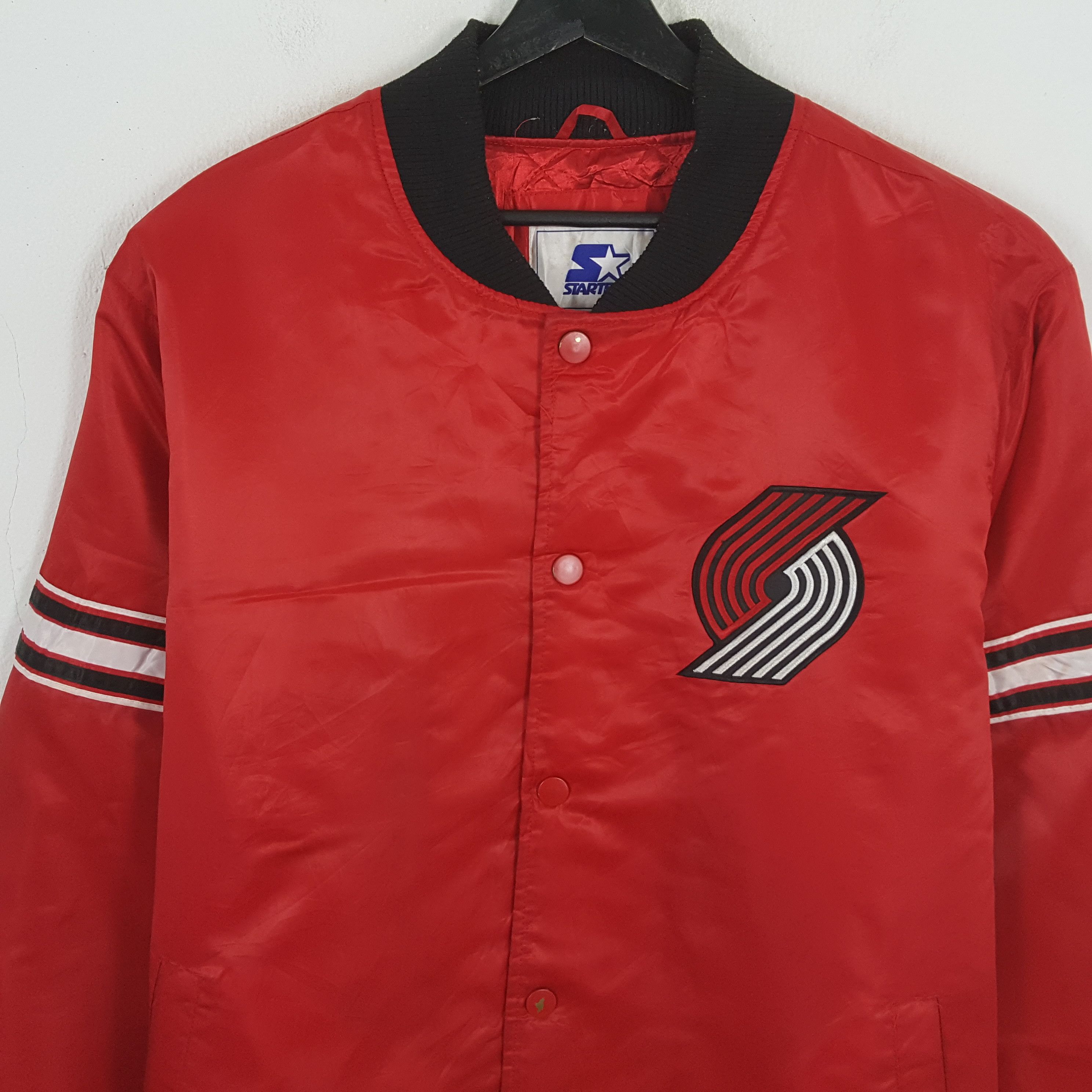 NBA × Starter × Vintage RIP CITY Portland Trailblazer NBA Starter Jacket Size US XXL / EU 58 / 5 - 4 Thumbnail