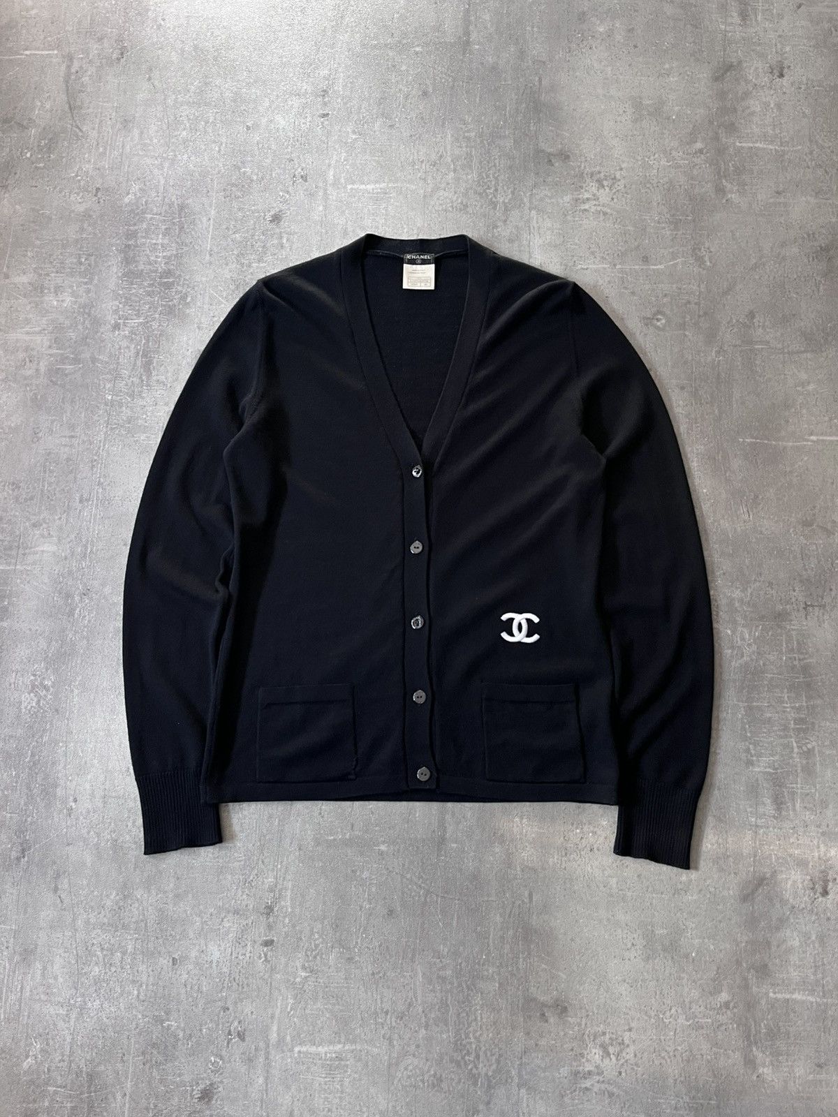 Chanel Chanel 2010 Printemps cardigan wool black Size US S / EU 44-46 / 1 - 1 Thumbnail