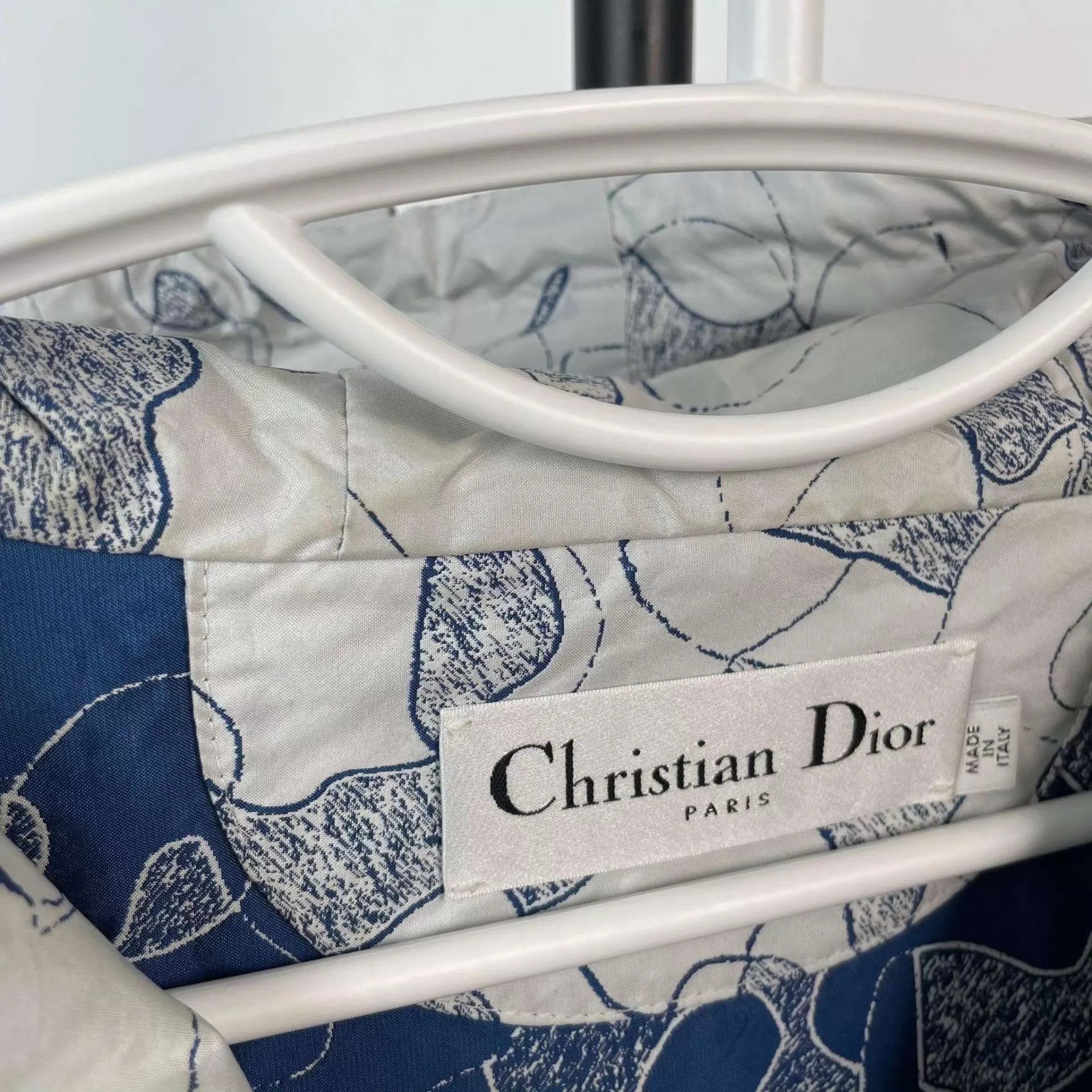 Dior Dior Embroidered Blue Hoodie S Size S / US 4 / IT 40 - 3 Thumbnail