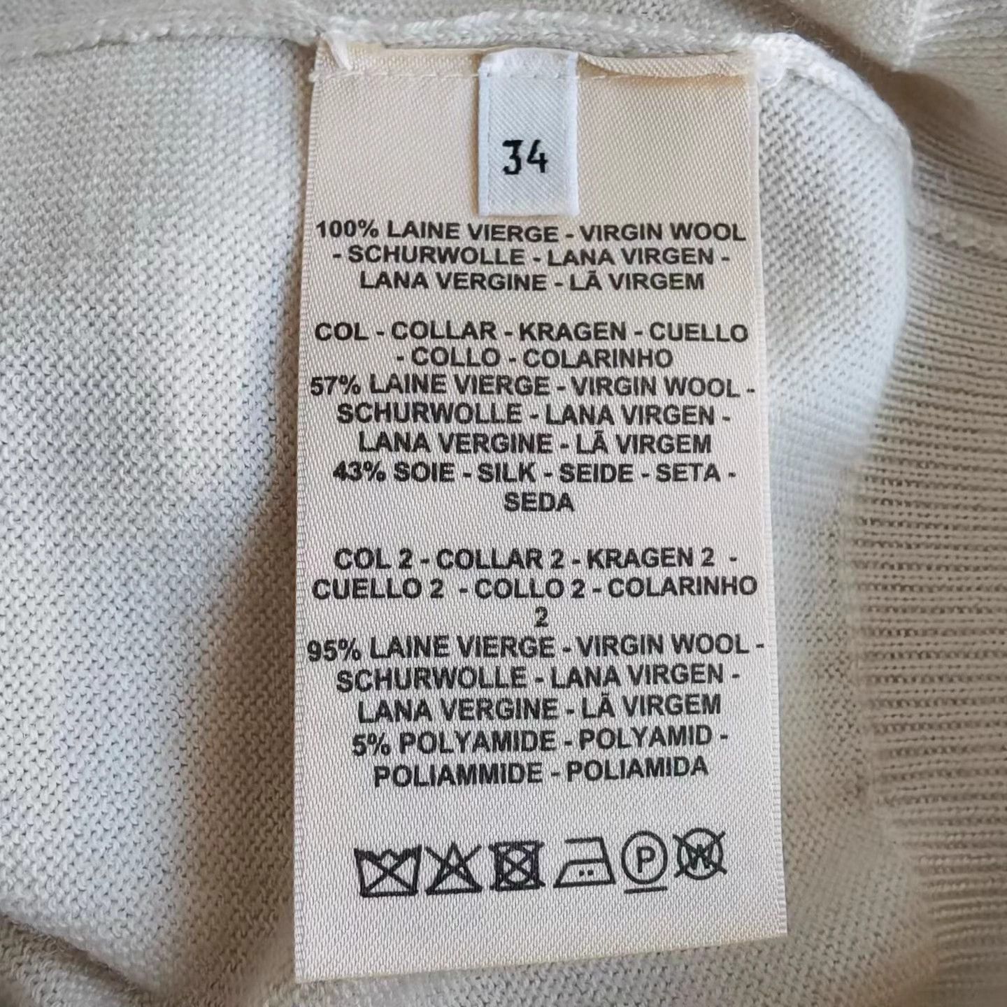 Hermes Hermes neck metal tag knit sweater 34 99 Size XS / US 0-2 / IT 36-38 - 5 Thumbnail