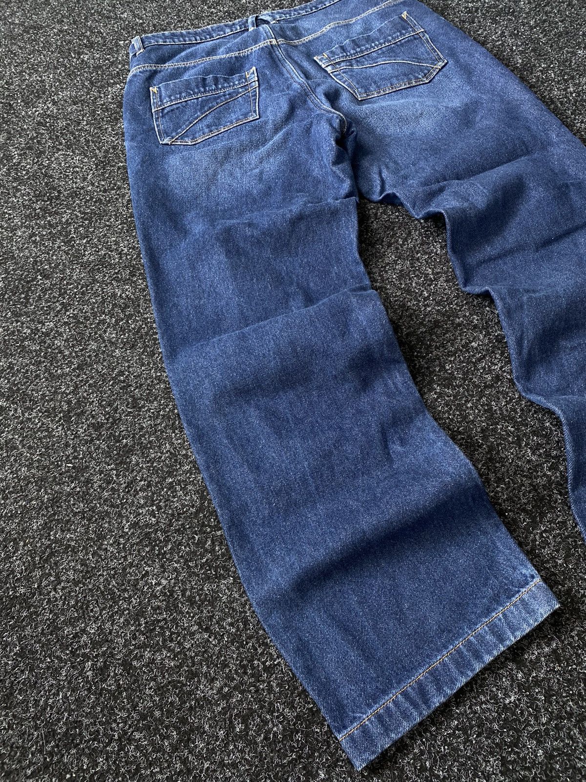 Vintage Vintage 00s Heavy denim Spirit Motors biker baggy pants Size US 36 / EU 52 - 10 Thumbnail