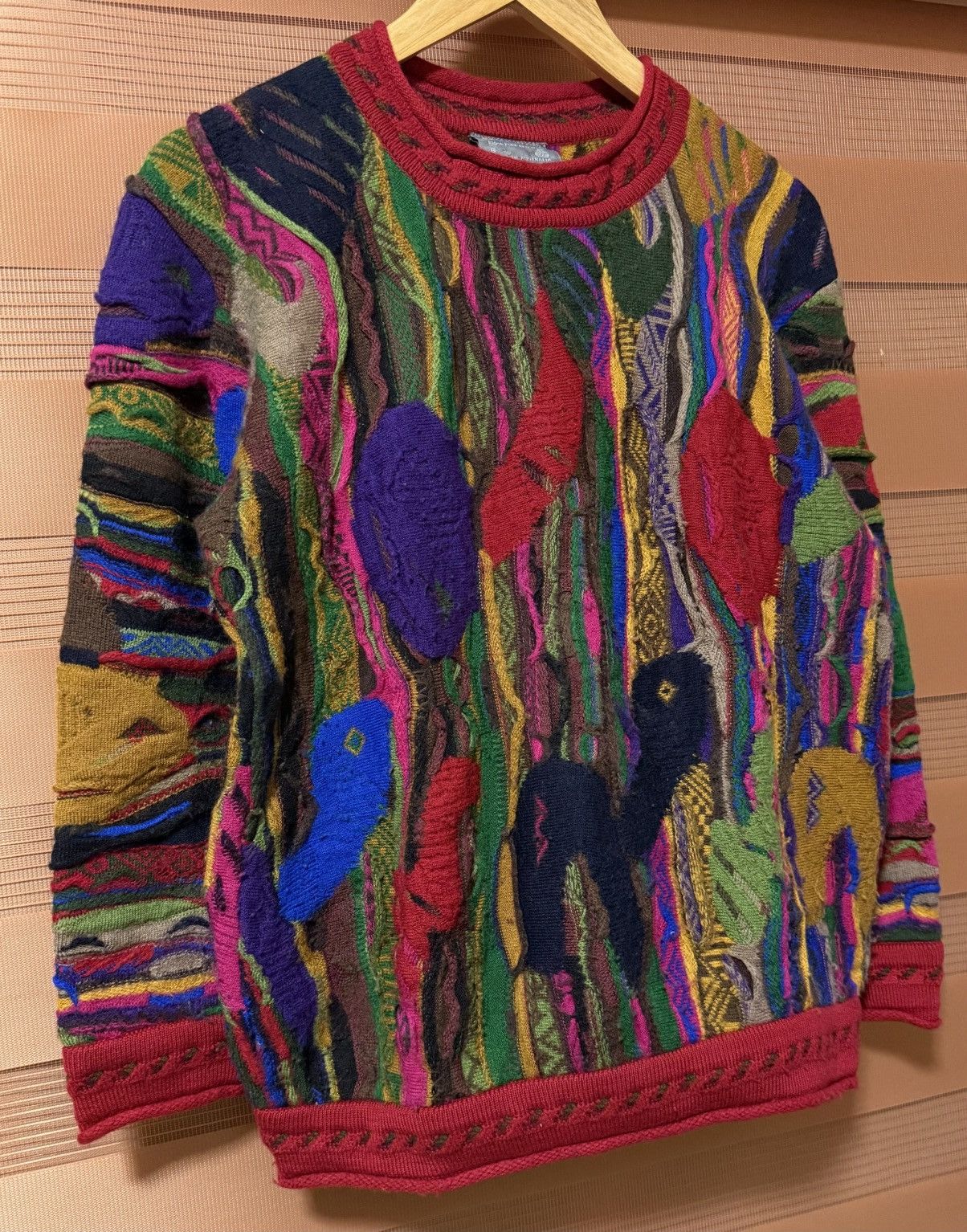 Coogi Coogi - 3D Wool Sweater Size US S / EU 44-46 / 1 - 2 Thumbnail