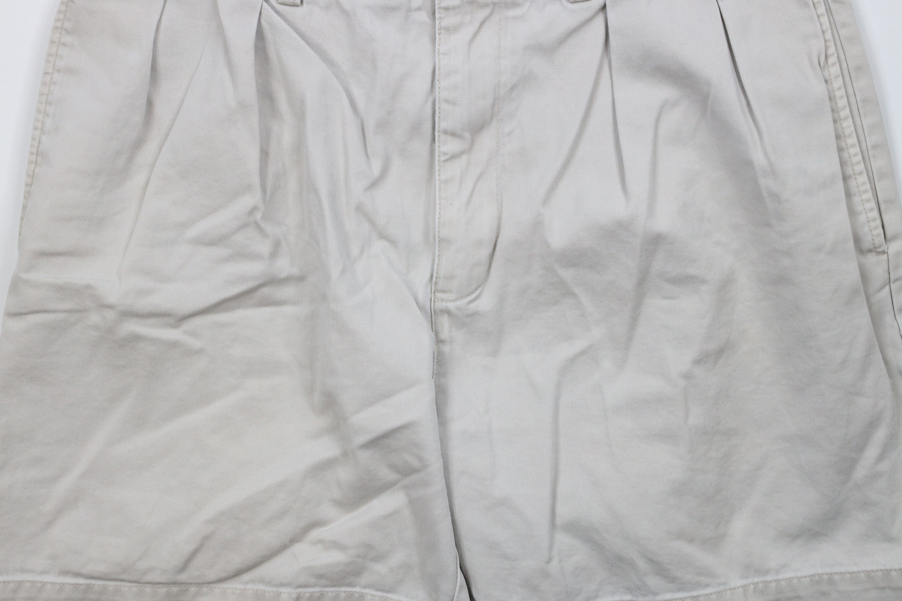 Ralph Lauren × Vintage Vintage 90s Ralph Lauren Above Knee Chino Shorts Cotton Size US 32 / EU 48 - 3 Thumbnail