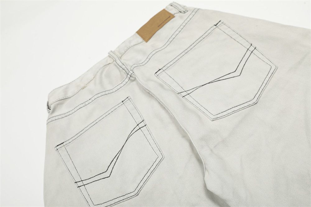 Vintage Men's retro loose casual spray-painted dirty machete jeans Size US 32 / EU 48 - 5 Thumbnail
