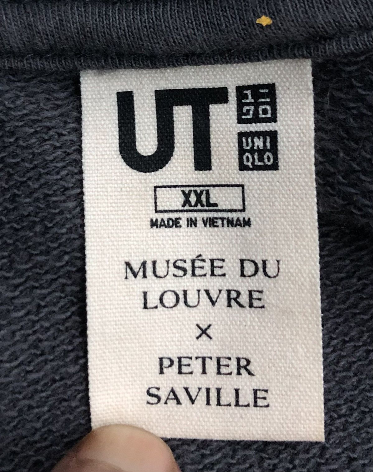 Uniqlo Vintage Uniqlo Musee Du Louvre x Peter Saville Sweatshirt Size US XXL / EU 58 / 5 - 8 Thumbnail