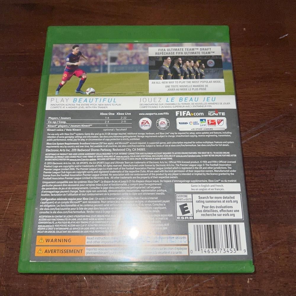 Microsoft FIFA 16 - Microsoft Xbox One - COMPLETE & MINT DISC Size ONE SIZE - 2 Thumbnail