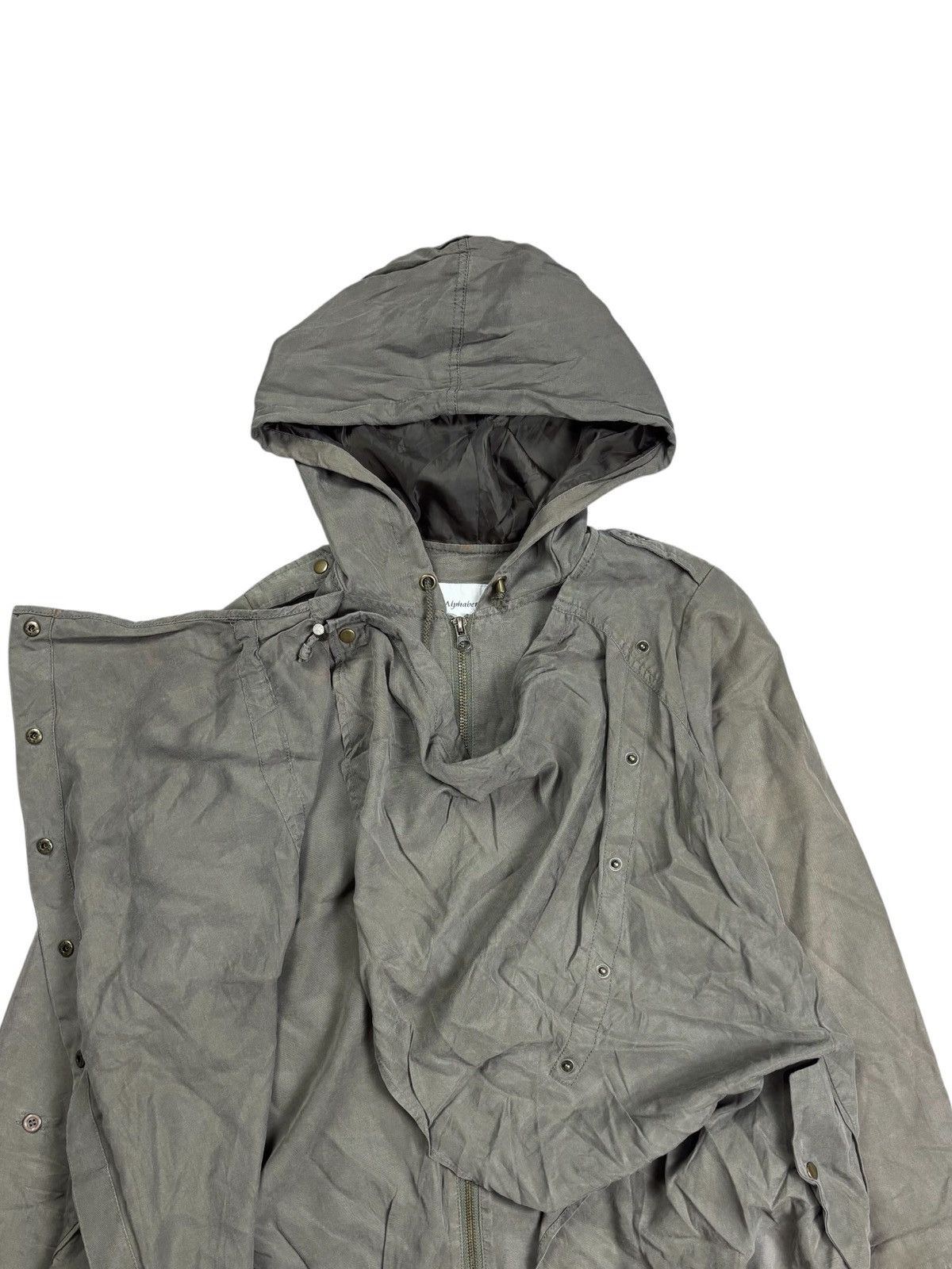 Le Grande Bleu (L.G.B.) 2000s Alphabet's - Avant Garde Hooded Jacket Size US M / EU 48-50 / 2 - 7 Thumbnail