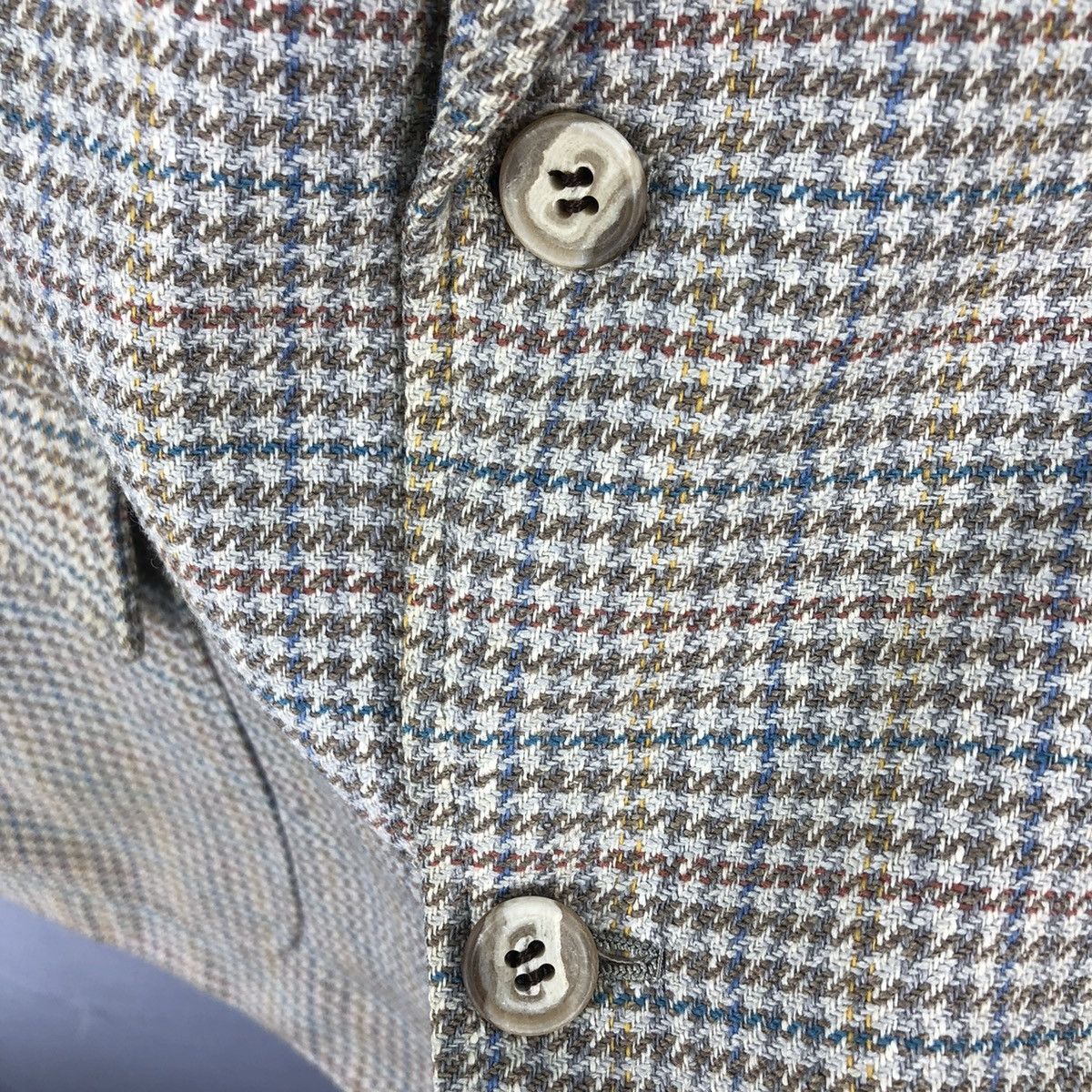 Brooks Brothers Vintage 80’s Brooks Brothers Multicolour Houndstooth Blazer Size US S / EU 44-46 / 1 - 5 Thumbnail