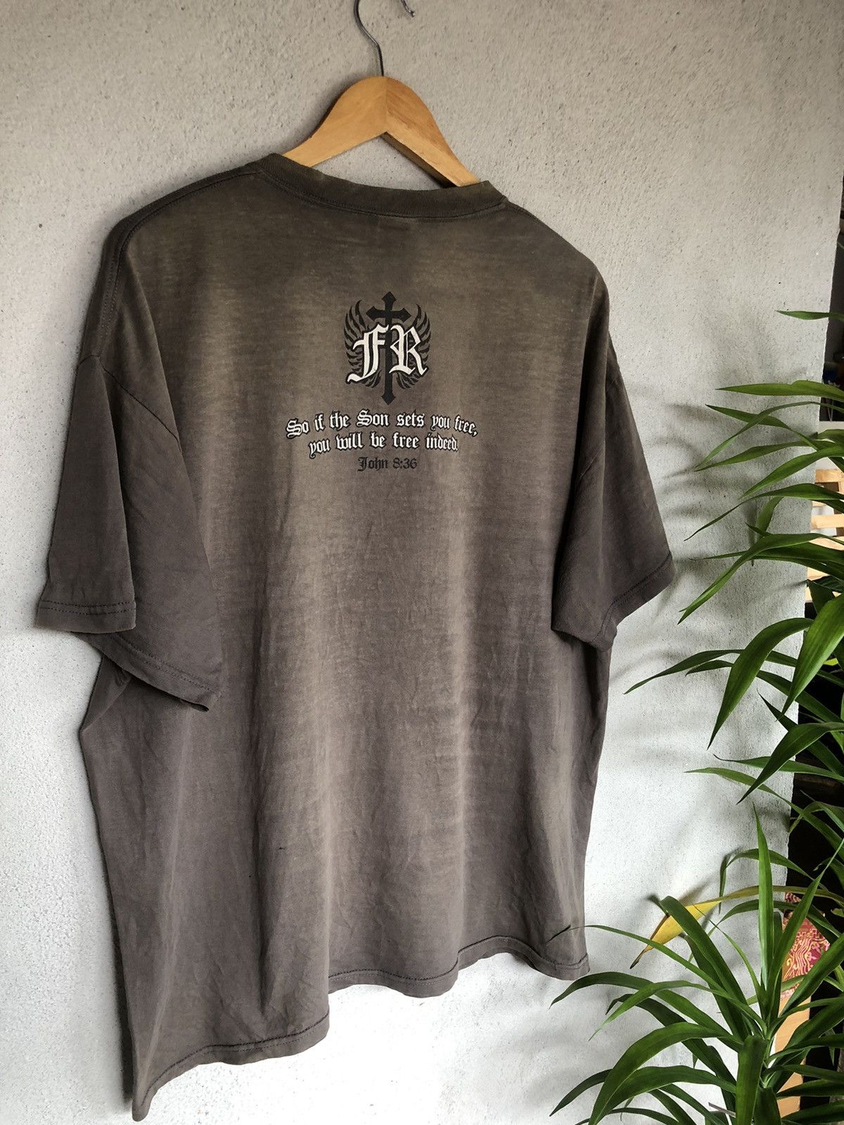 Affliction × Harley Davidson × Vintage Vintage Y2K Sunfaded Free Riders Motorcycle Club Tee Size US XL / EU 56 / 4 - 12 Thumbnail