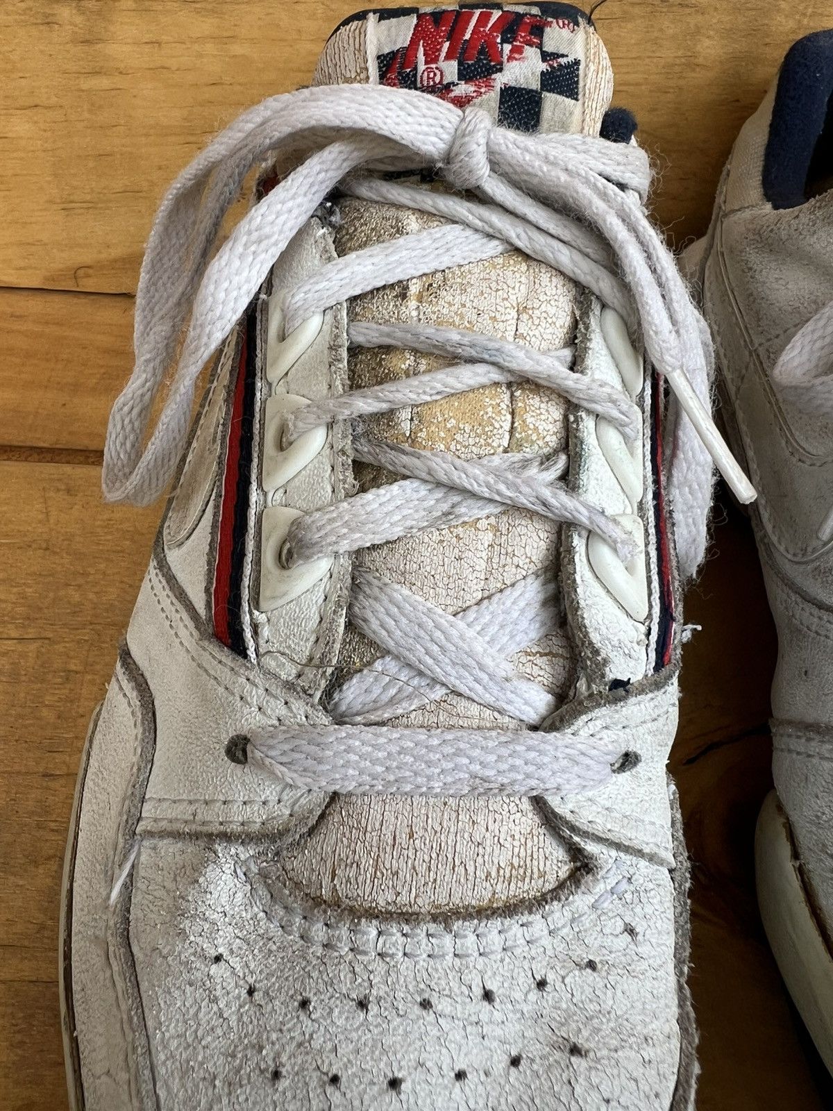 Nike × Vintage 1980s Vintage Nike Basketball Men's Shoes OG 80's Sz US 7.5 Size US 7.5 / EU 40-41 - 12 Thumbnail