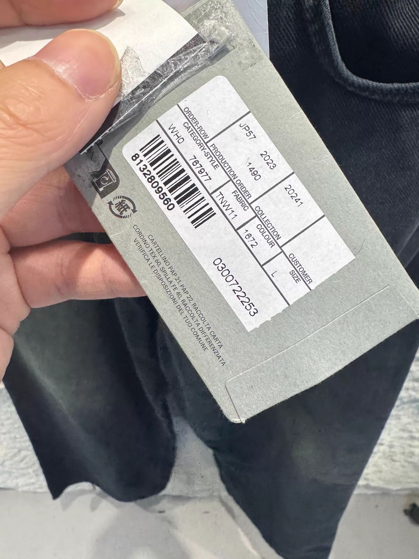 Balenciaga Balenciaga Black Washed Baggy Jeans L Unisex Size US 34 / EU 50 - 3 Thumbnail