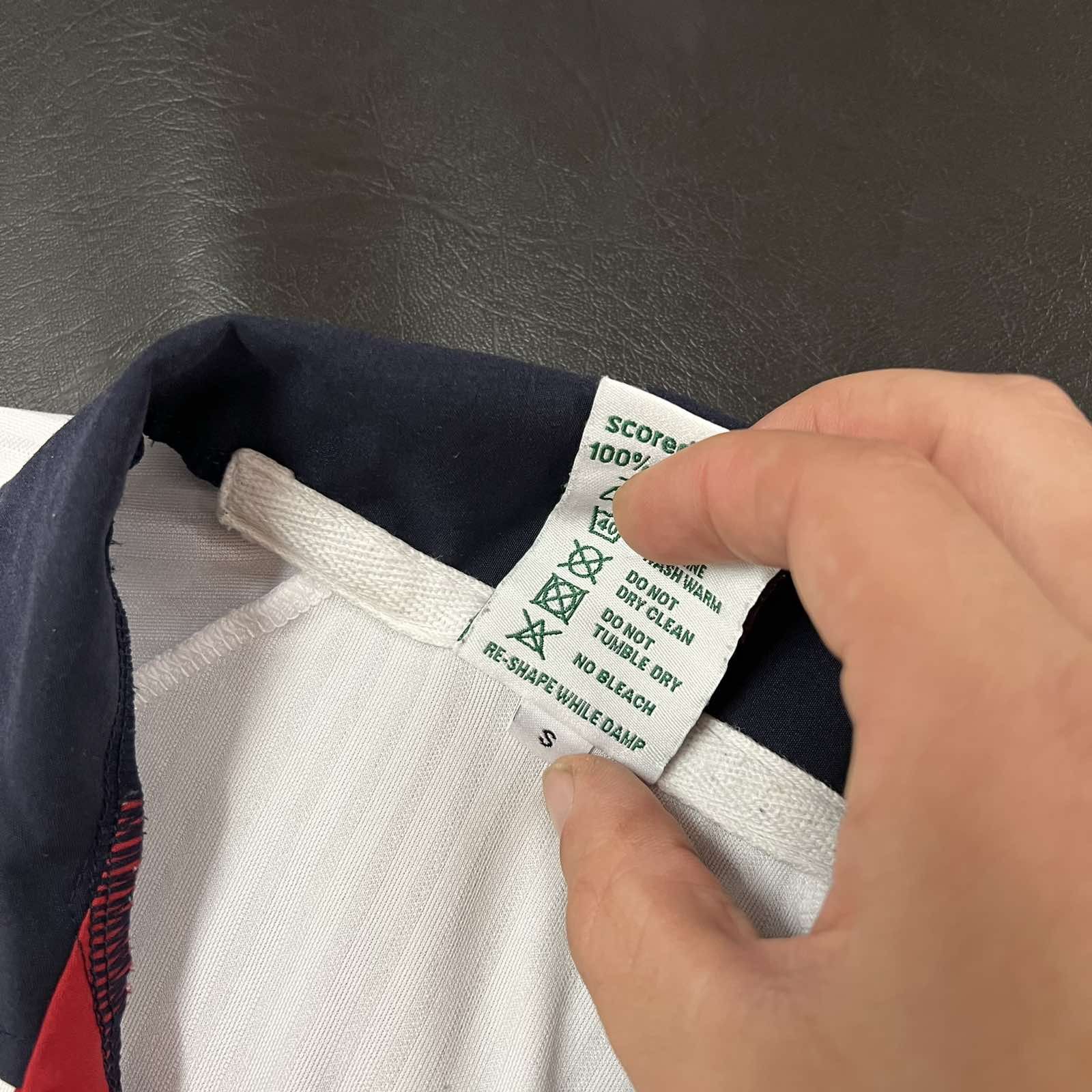 Vintage Retro Blokecore Vintage Score Draw England Team jersey Size US S / EU 44-46 / 1 - 5 Thumbnail