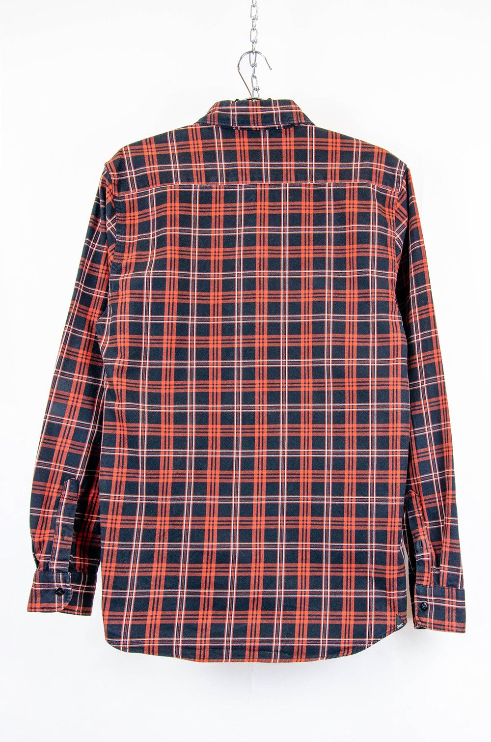 DENHAM Denham Red Black Plaid Flannel Shirt - Size L Size US L / EU 52-54 / 3 - 2 Thumbnail