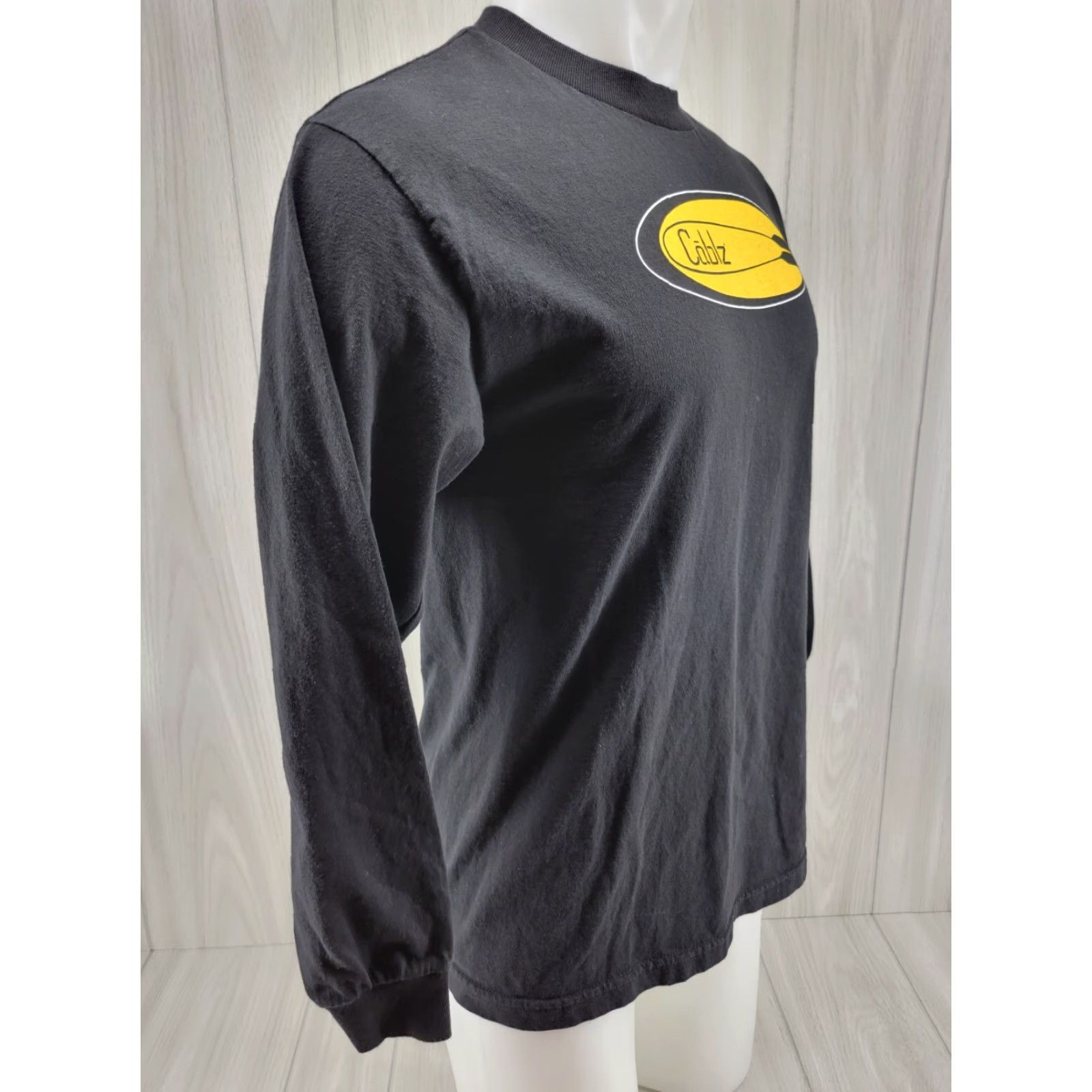 Vintage Cablz Eyewear Retainers Advertising Long-Sleeve T-Shirt Black Mens Medium Size US M / EU 48-50 / 2 - 4 Thumbnail