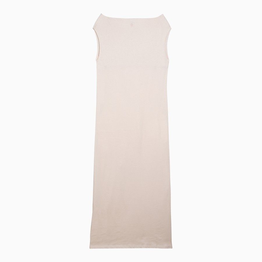 Loulou de Saison o1d2blof0824 Martial Cotton Midi Dress in Light Pink Size XS / US 0-2 / IT 36-38 - 2 Thumbnail
