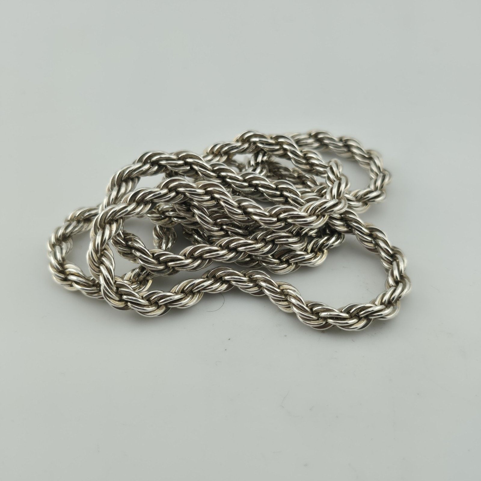 Other Sterling Silver 925 Rope Chain Necklace 24” 47g Heavy Twist Size ONE SIZE - 11 Thumbnail