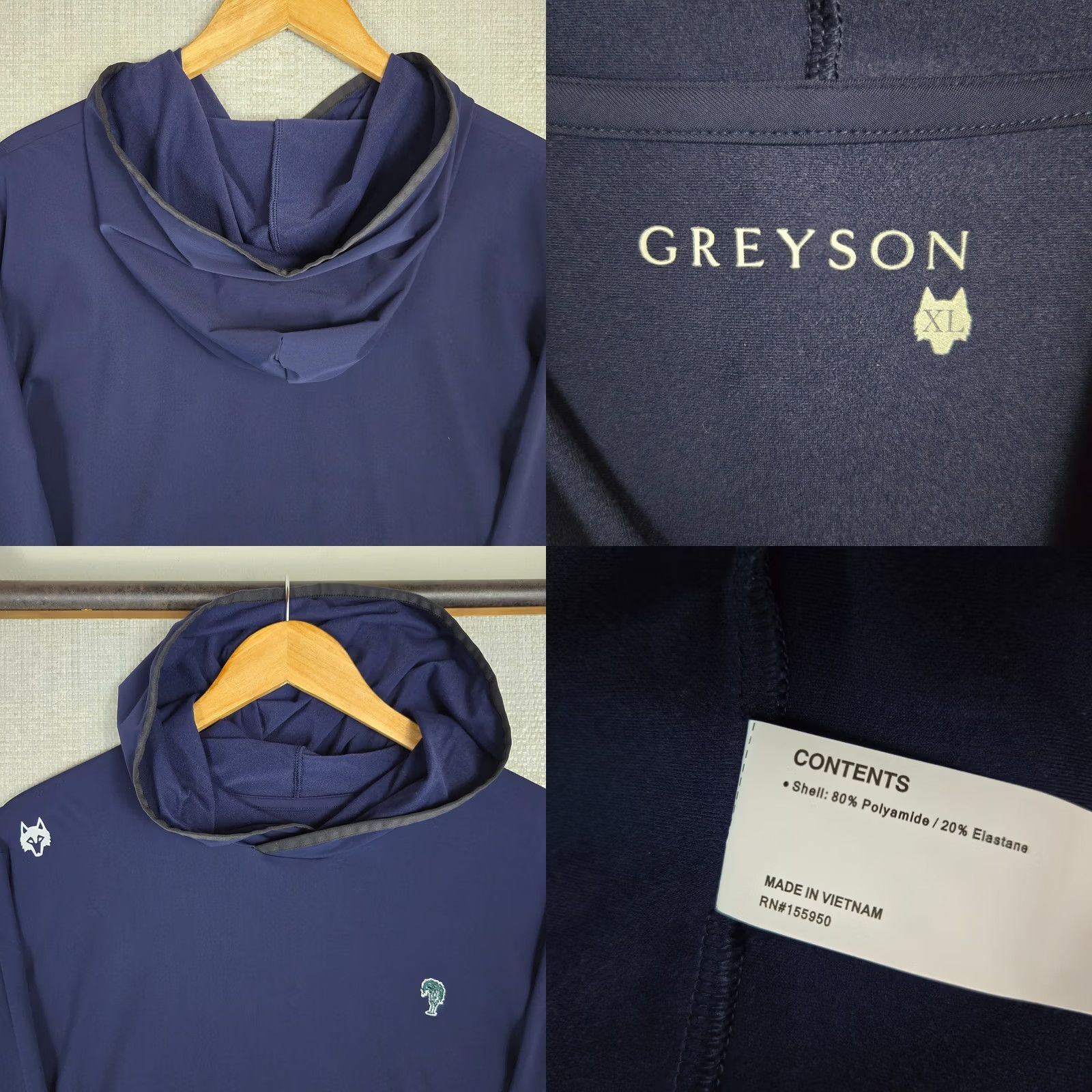 Vintage Greyson Hoodie XL Mens Pullover Golf/Casual Blue Navy Size US XL / EU 56 / 4 - 8 Thumbnail