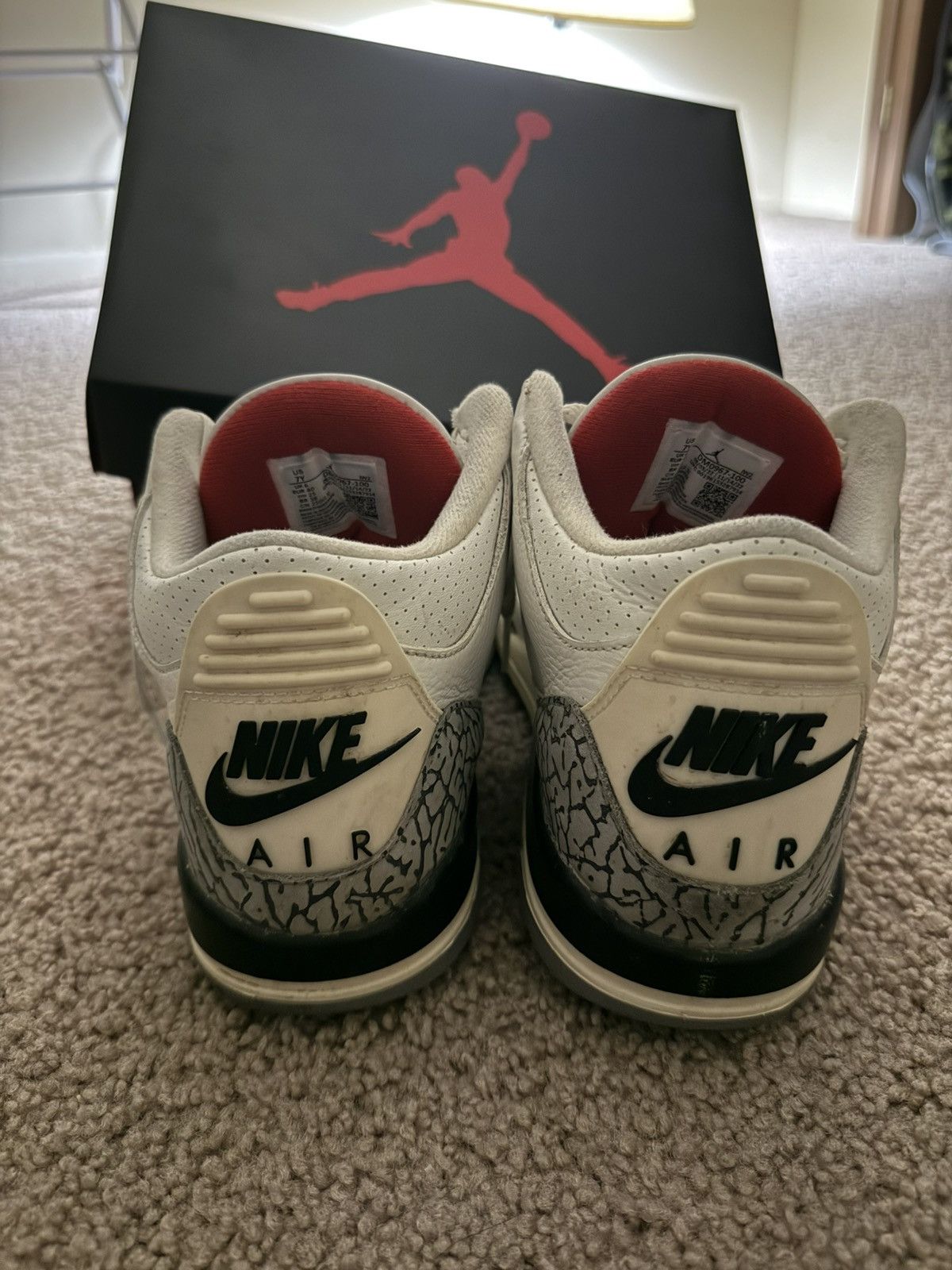 Jordan Brand Jordan 3 white cement reimagined Size US 7 / EU 40 - 4 Thumbnail