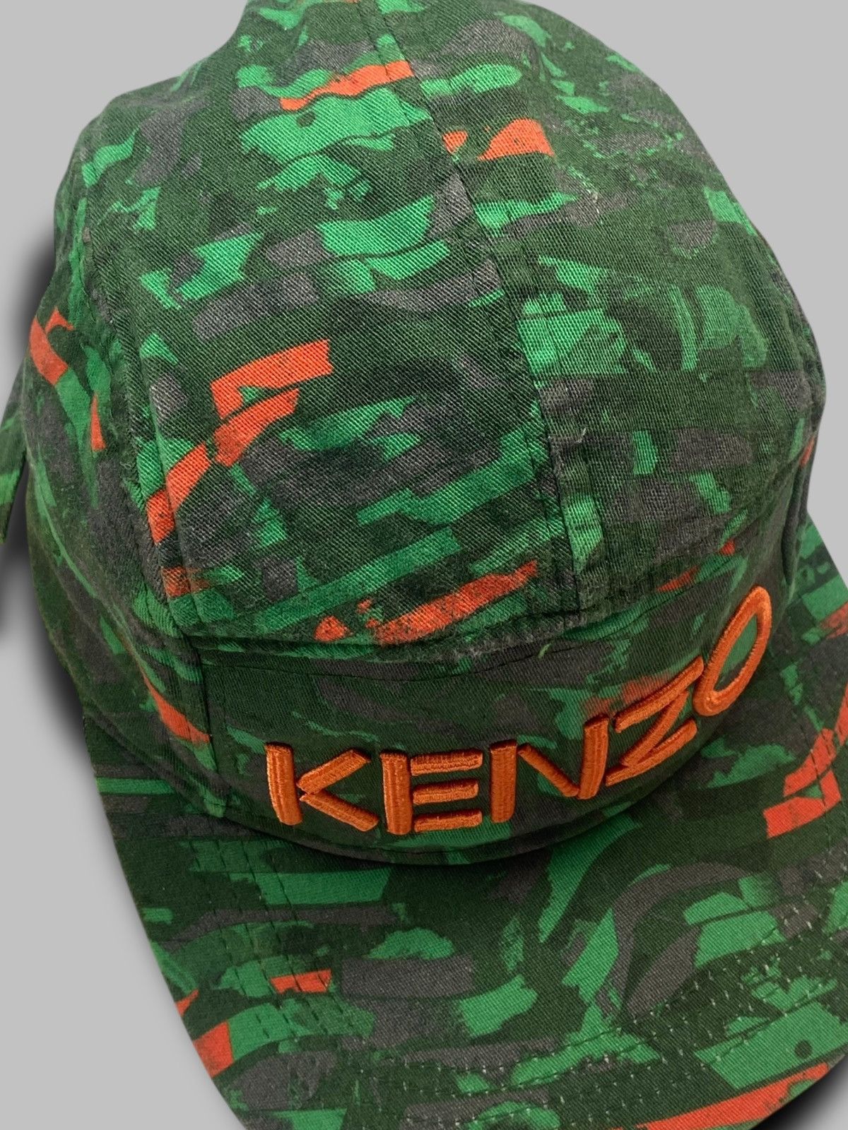 Kenzo 🔥 KENZO CAMOUFLAGE STYLE 5-PANEL CAP HAT LUXURY STRETWEAR Size ONE SIZE - 6 Thumbnail