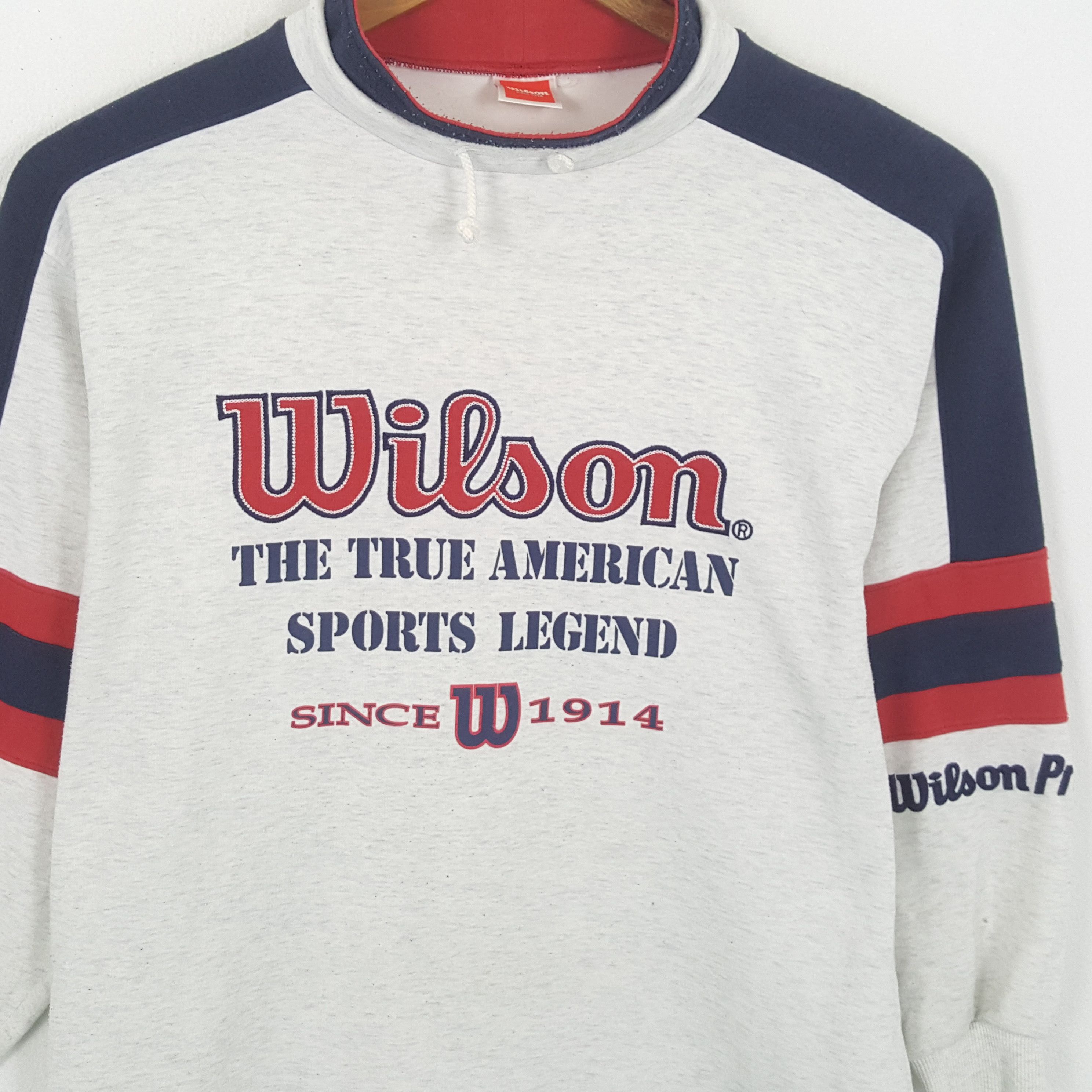 Vintage × Wilson Vintage WILSON SPORTS LEGEND Sportswear Style Sweatshirts Size US L / EU 52-54 / 3 - 2 Thumbnail