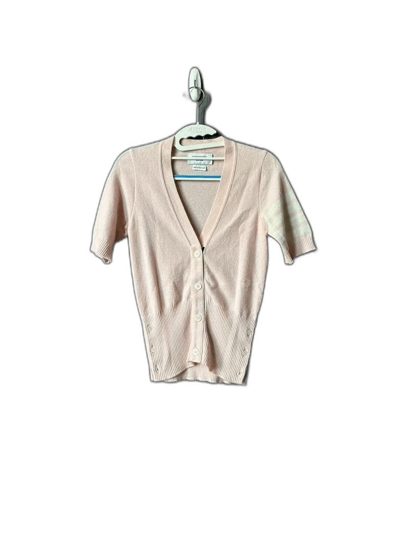 Thom Browne Thome Browne Light Pink Cashmere Cardigan Size M / US 6-8 / IT 42-44 - 1 Thumbnail