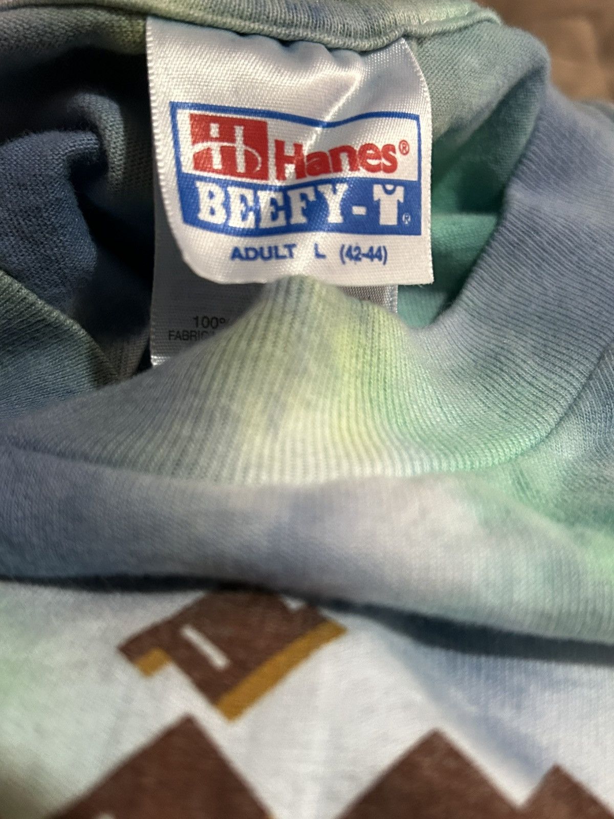 Hanes Vintage Hanes Shiner Tie-Dye Tee Size US L / EU 52-54 / 3 - 3 Thumbnail