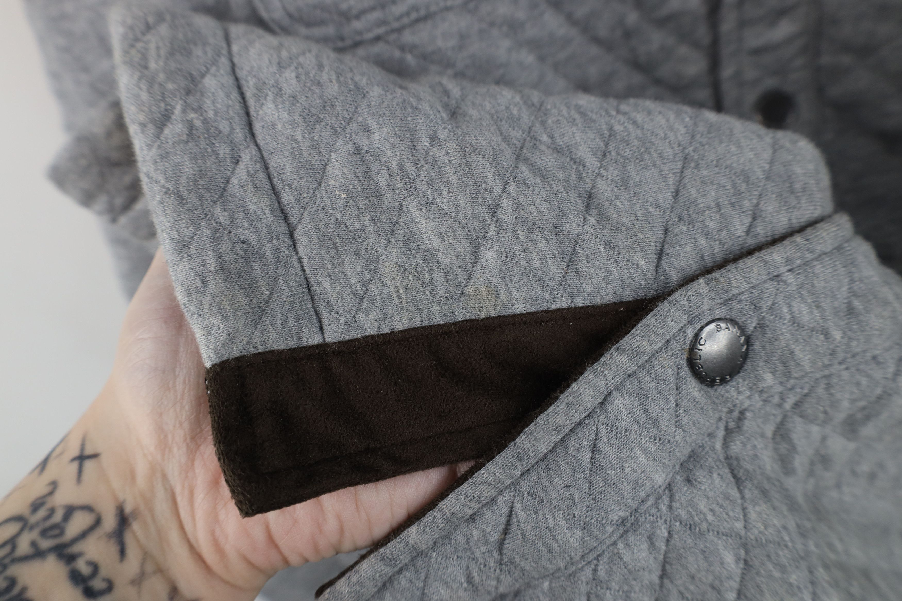 Banana Republic × Vintage Banana Republic Quilted Snap Button Shirt Jacket Jac Shirt Size US XL / EU 56 / 4 - 5 Thumbnail