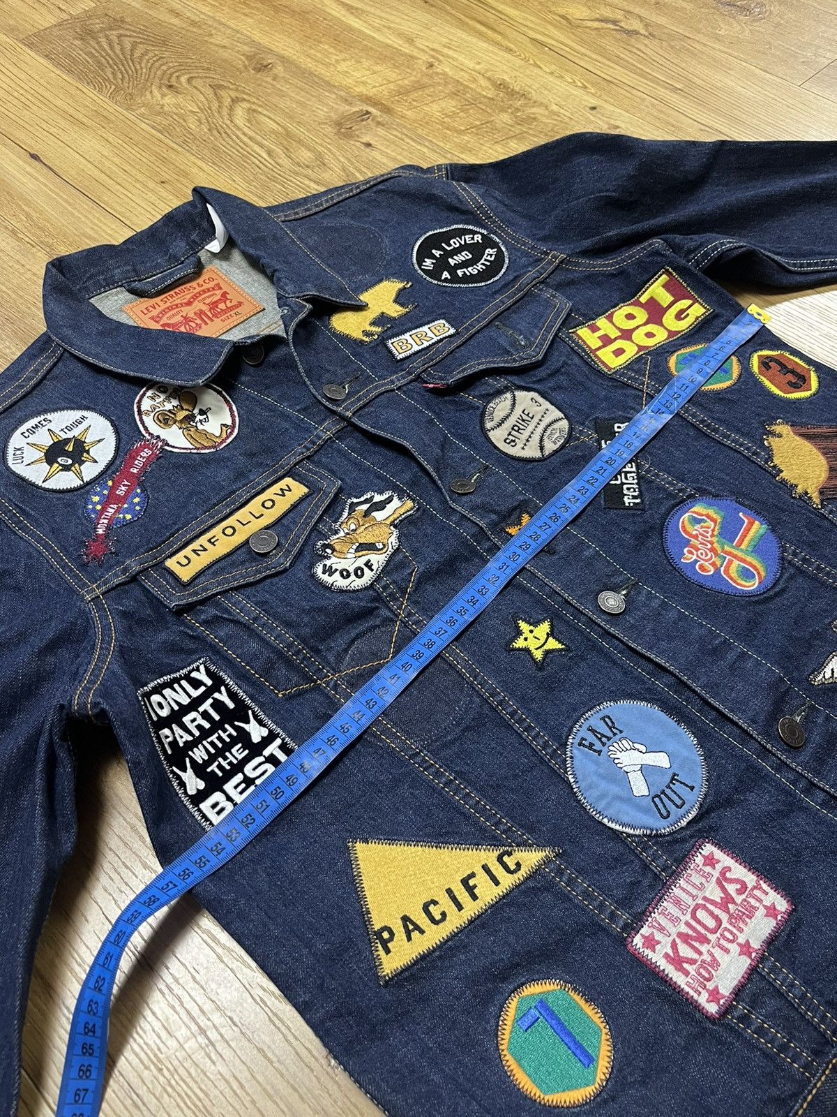 Levi's × Levi's Made & Crafted Levis Patch Denim Jacket Size US XL / EU 56 / 4 - 7 Thumbnail