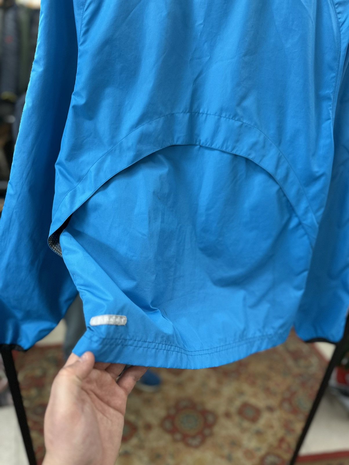 Nike × Vintage Nike Running Windbreaker Jacket Blue – Reflective m size Size US M / EU 48-50 / 2 - 8 Thumbnail